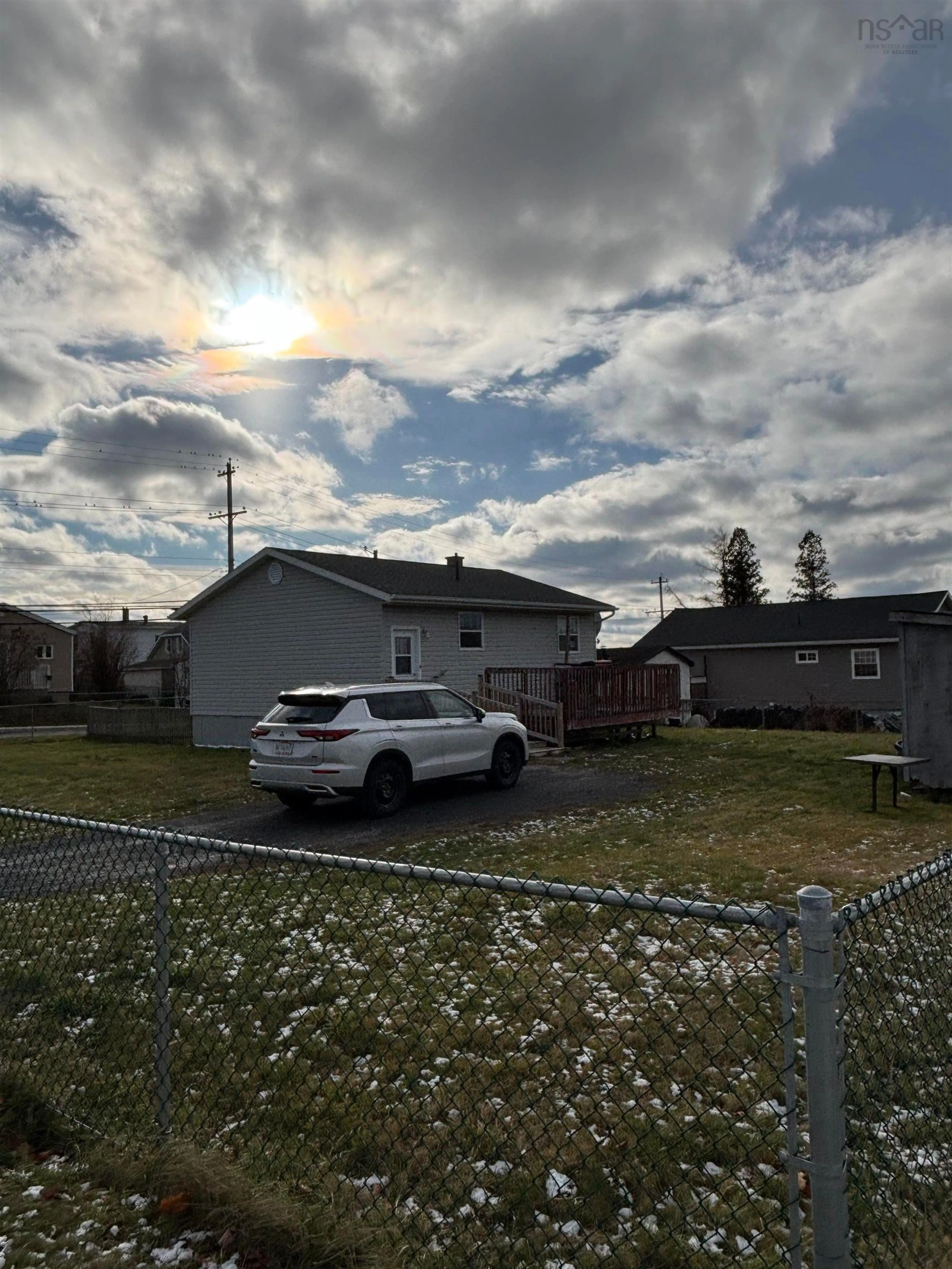 A pic from outside/outdoor area/front of a property/back of a property/a pic from drone, street for 14 Connaught St, North Sydney Nova Scotia B2A 3E3