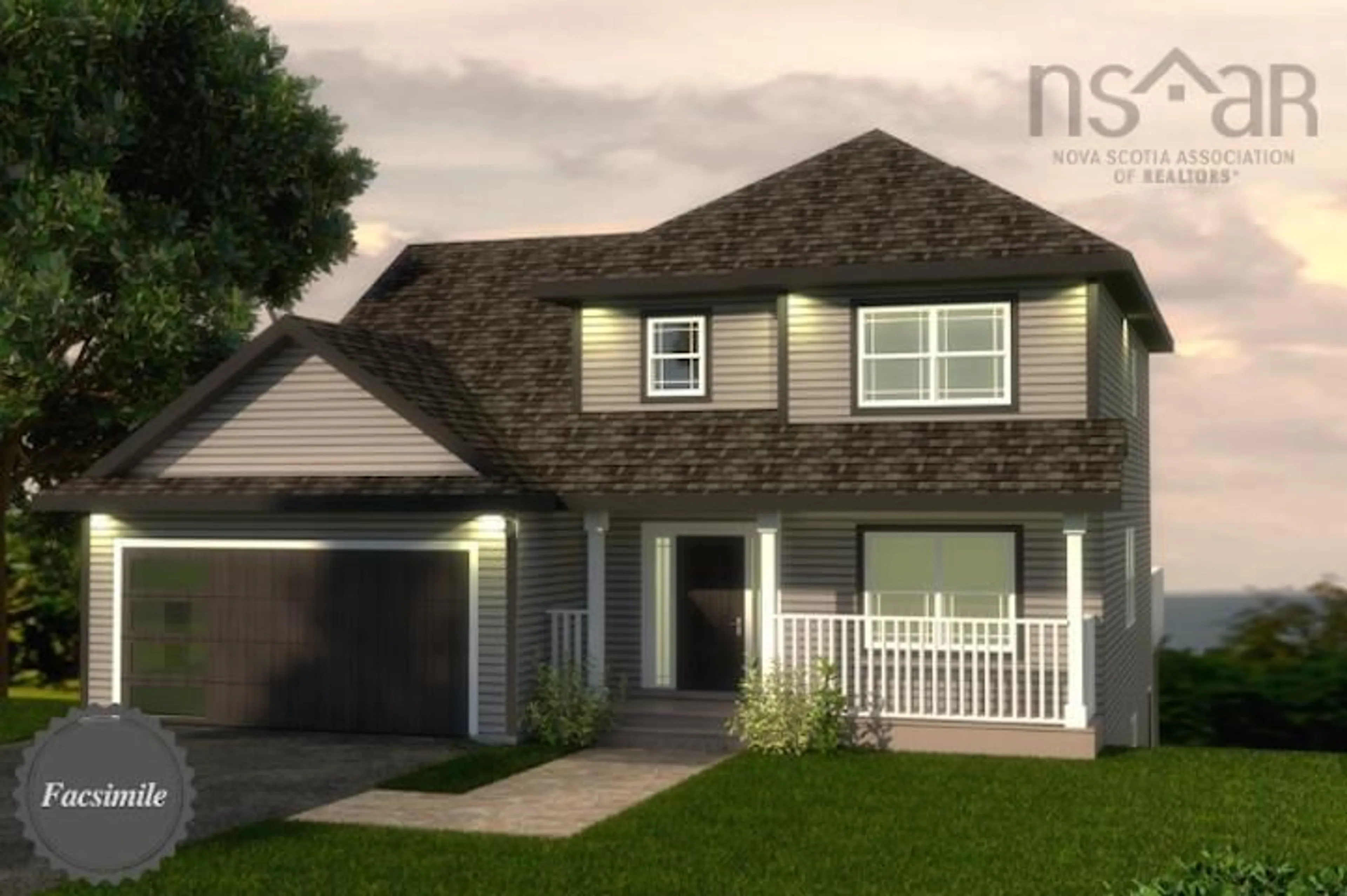 Home with vinyl exterior material, street for 151 Bellflower Lane #Lot 5091, Middle Sackville Nova Scotia B4E 0W5