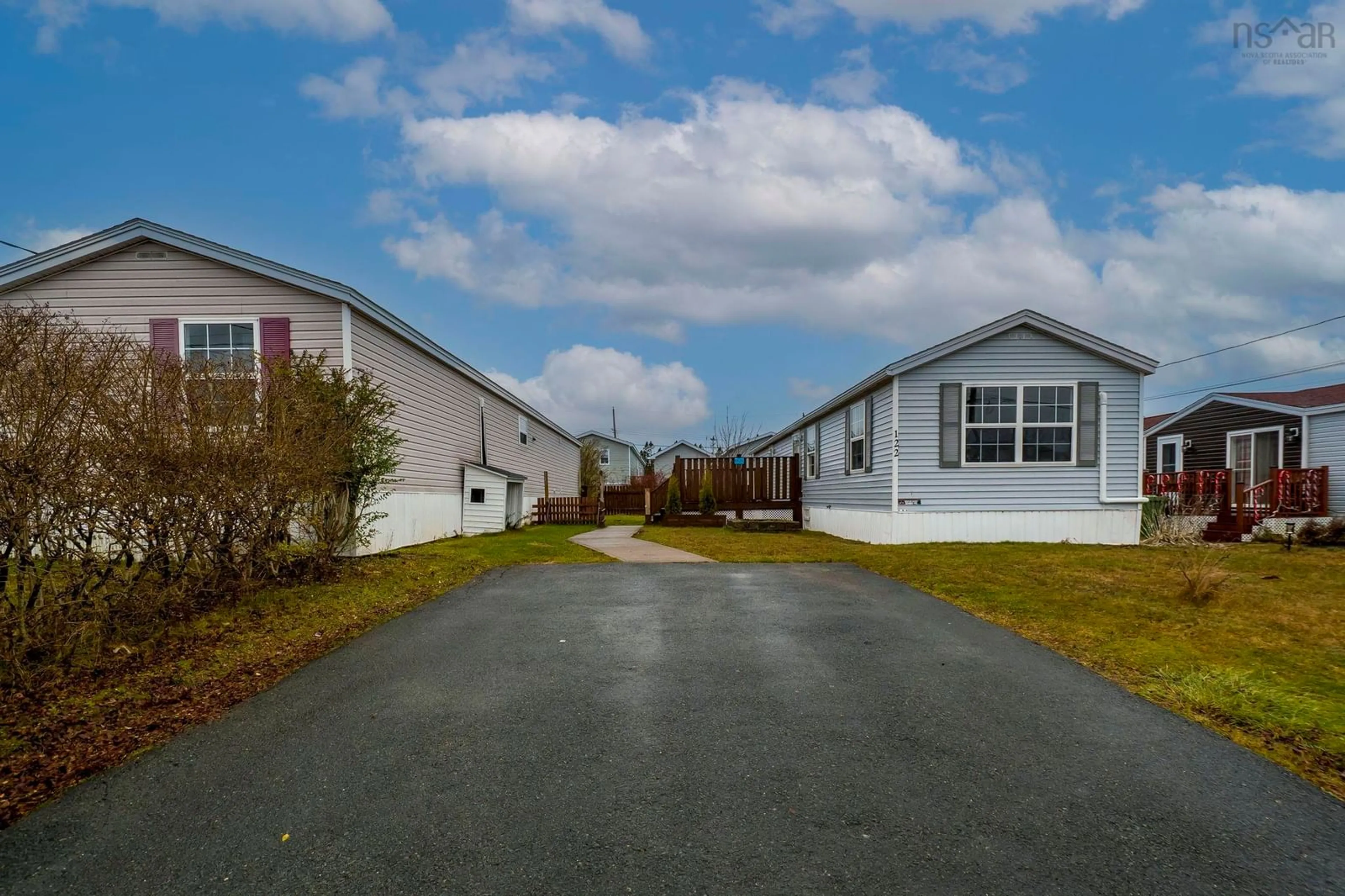 A pic from outside/outdoor area/front of a property/back of a property/a pic from drone, street for 122 Birchill Dr, Eastern Passage Nova Scotia B3G 1E2