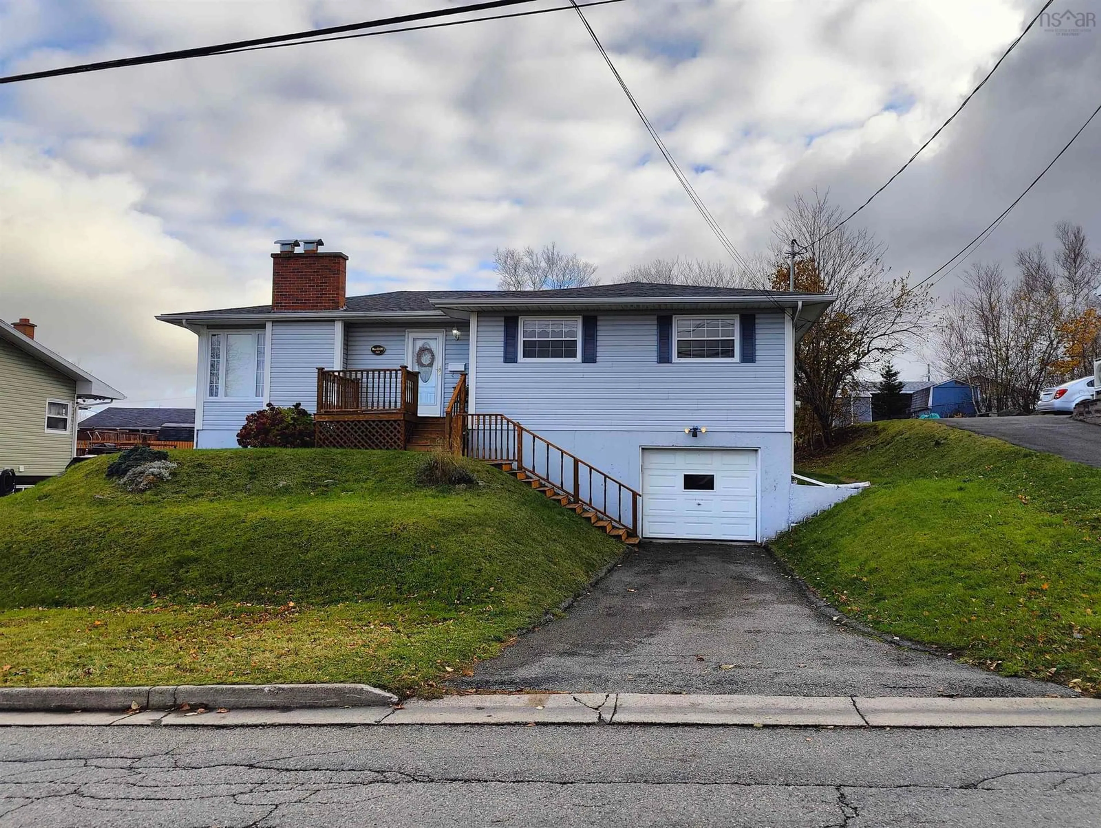 A pic from outside/outdoor area/front of a property/back of a property/a pic from drone, street for 30 Harold St, Sydney Nova Scotia B1P 3L9