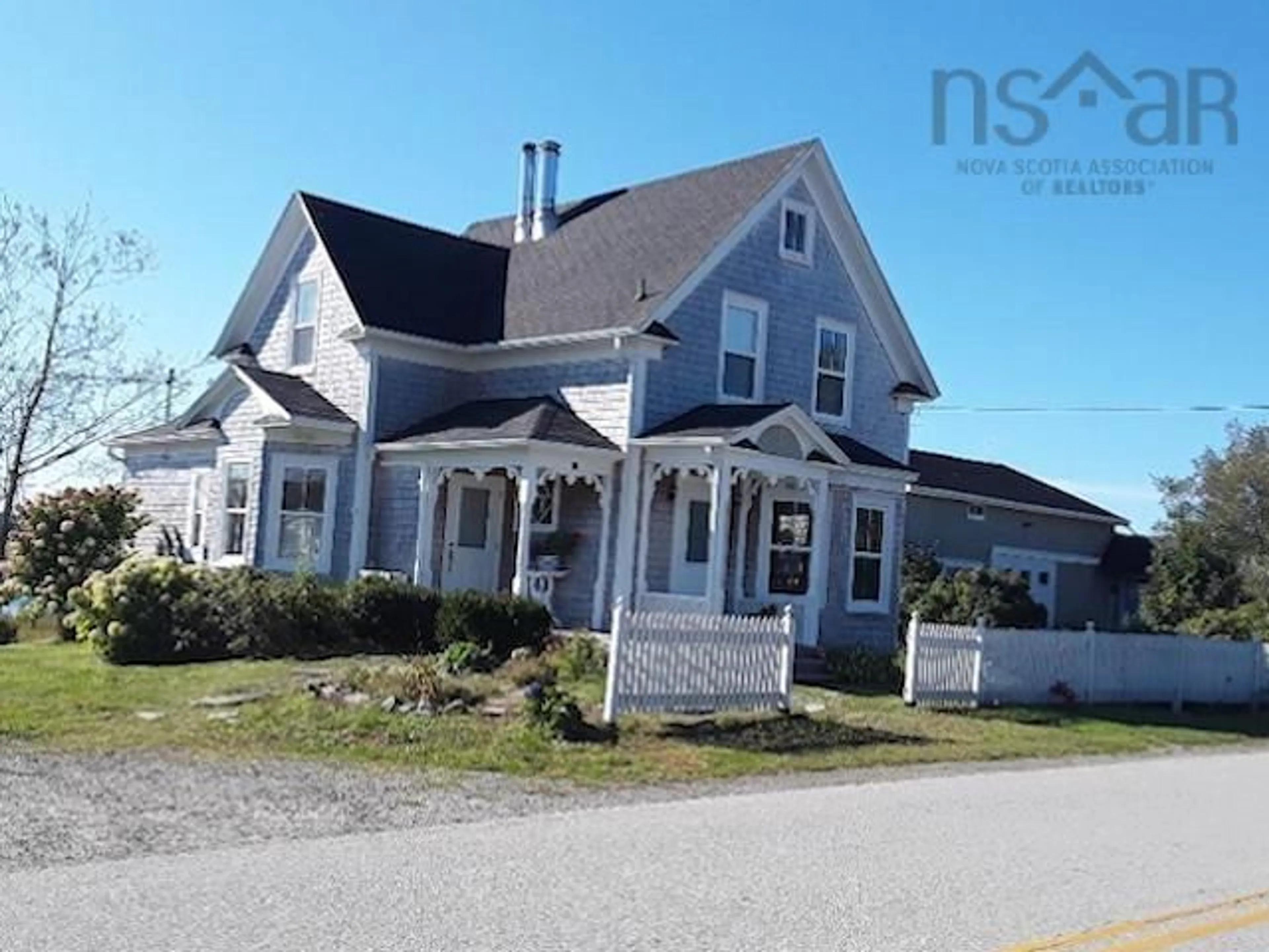 Home with vinyl exterior material, street for 11 Cape Saint Marys Rd, Cape St Marys Nova Scotia B5A 5B4