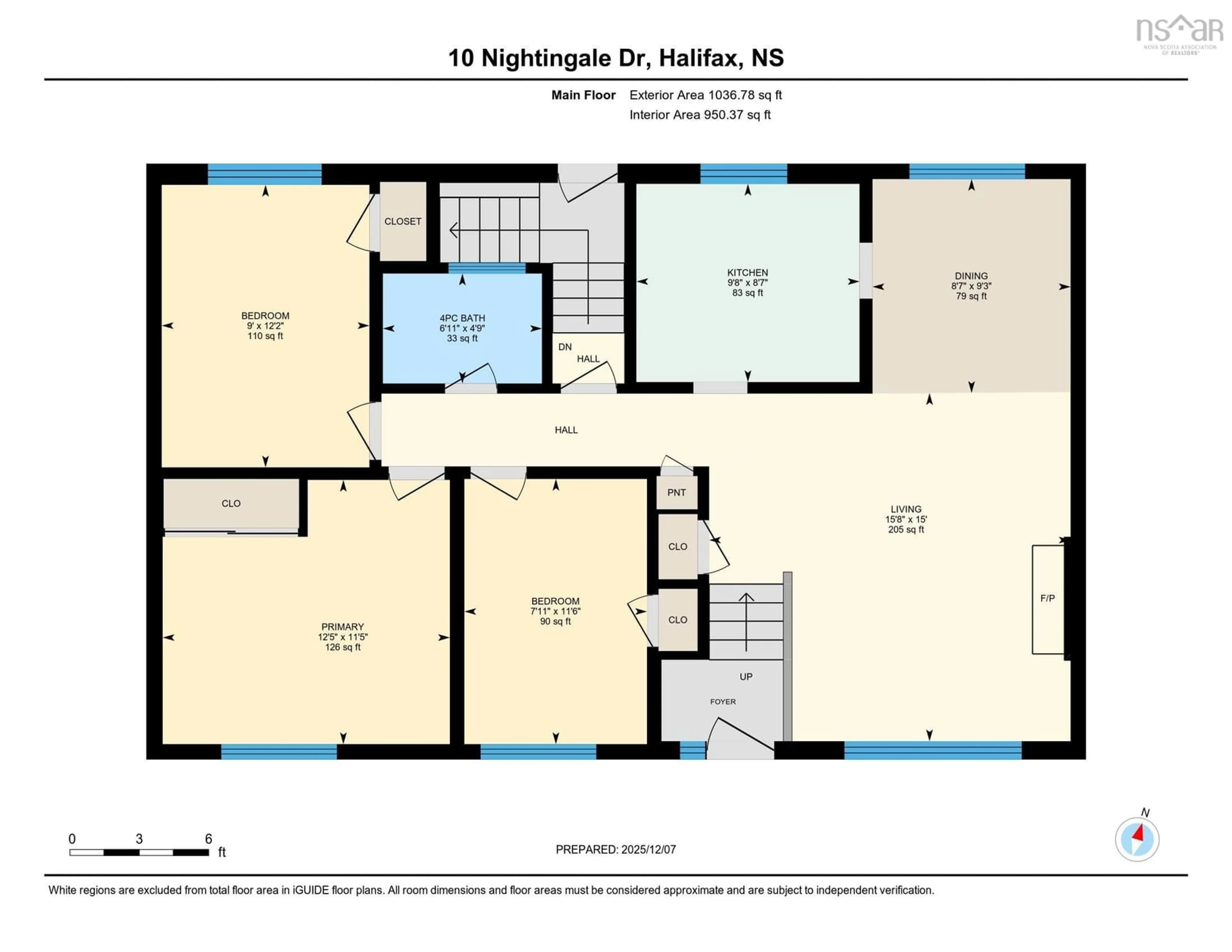 Floor plan for 10 Nightingale Dr, Halifax Nova Scotia B3M 1V3