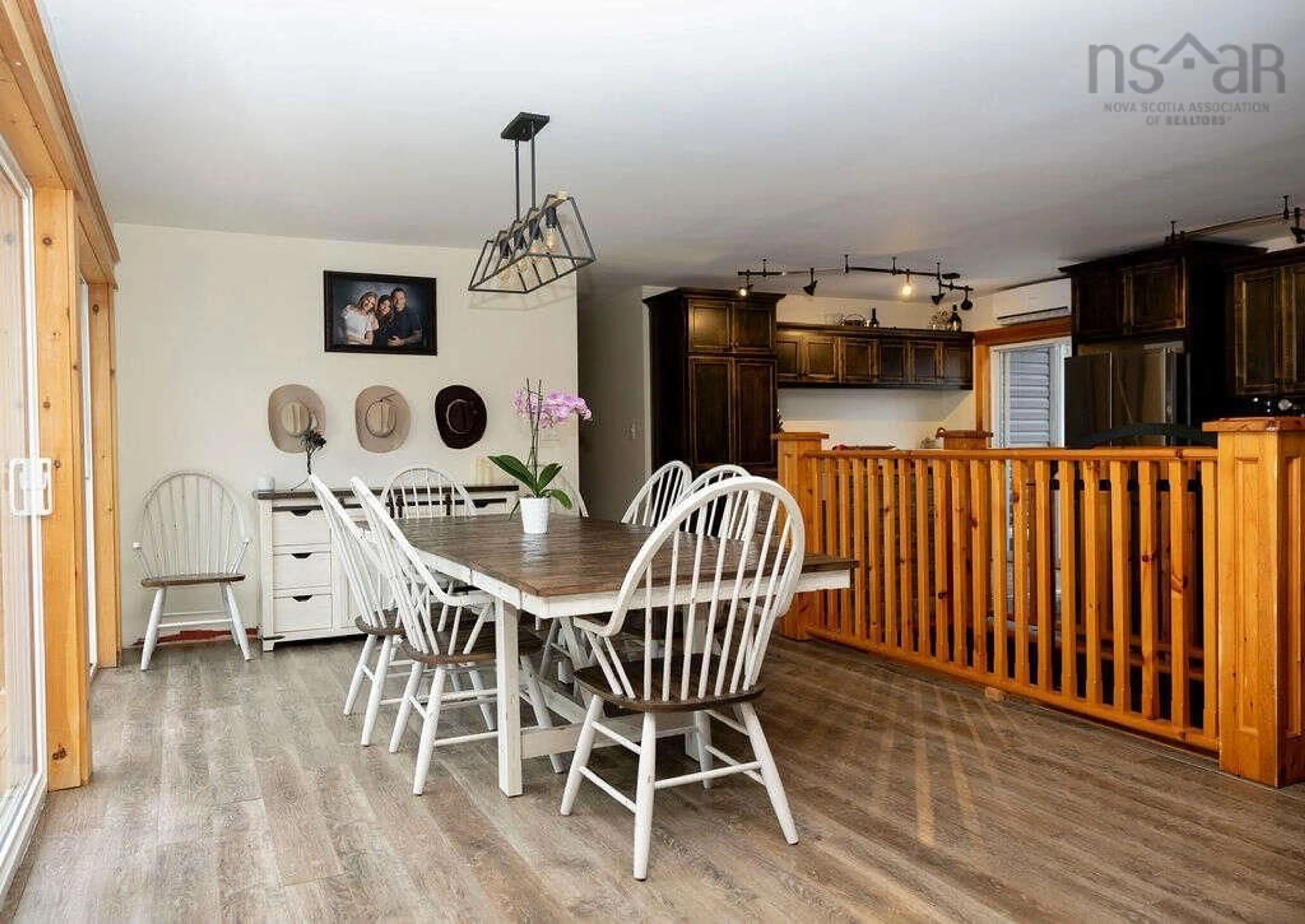 Dining room, wood/laminate floor for 135 Black Rock Rd, Black Rock Nova Scotia B1X 1C6