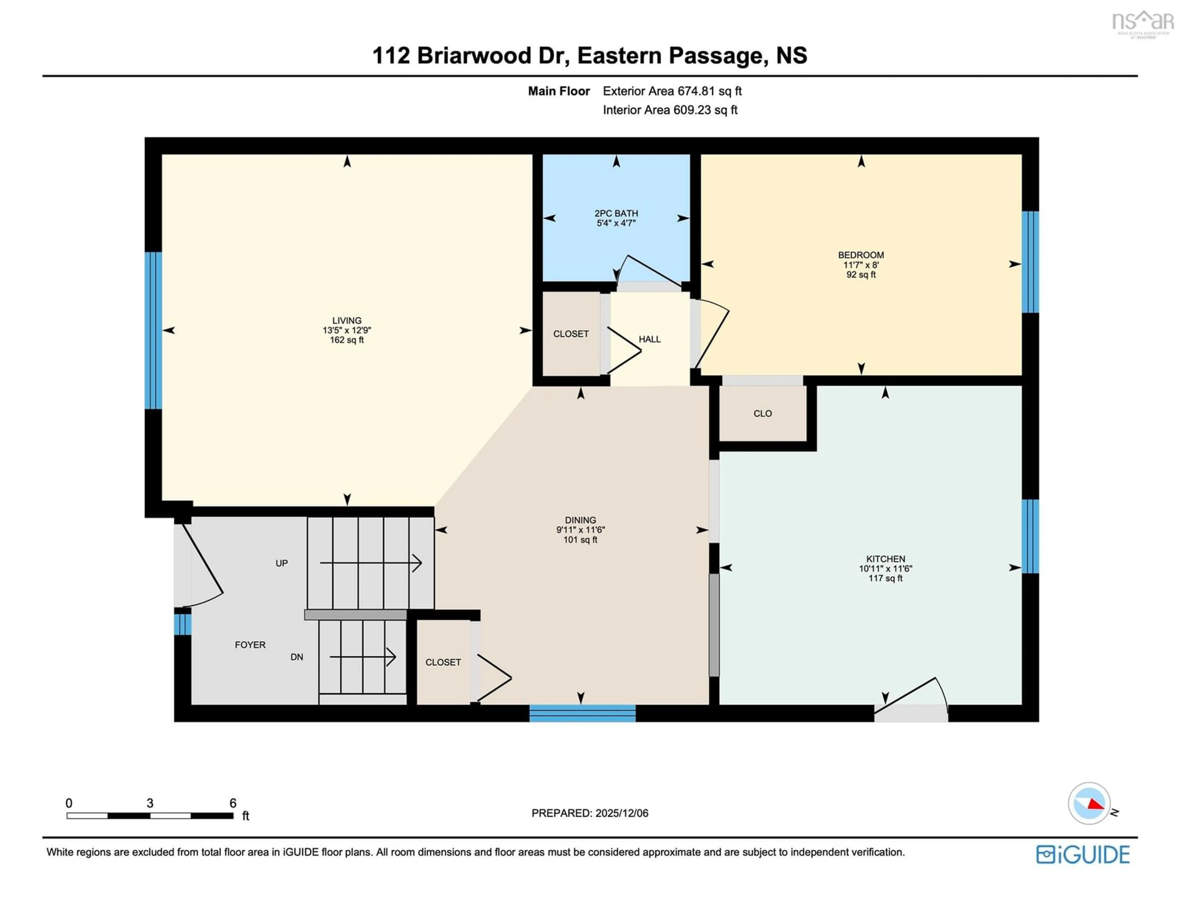 Floor plan for 112 Briarwood Dr, Eastern Passage Nova Scotia B3G 1B8