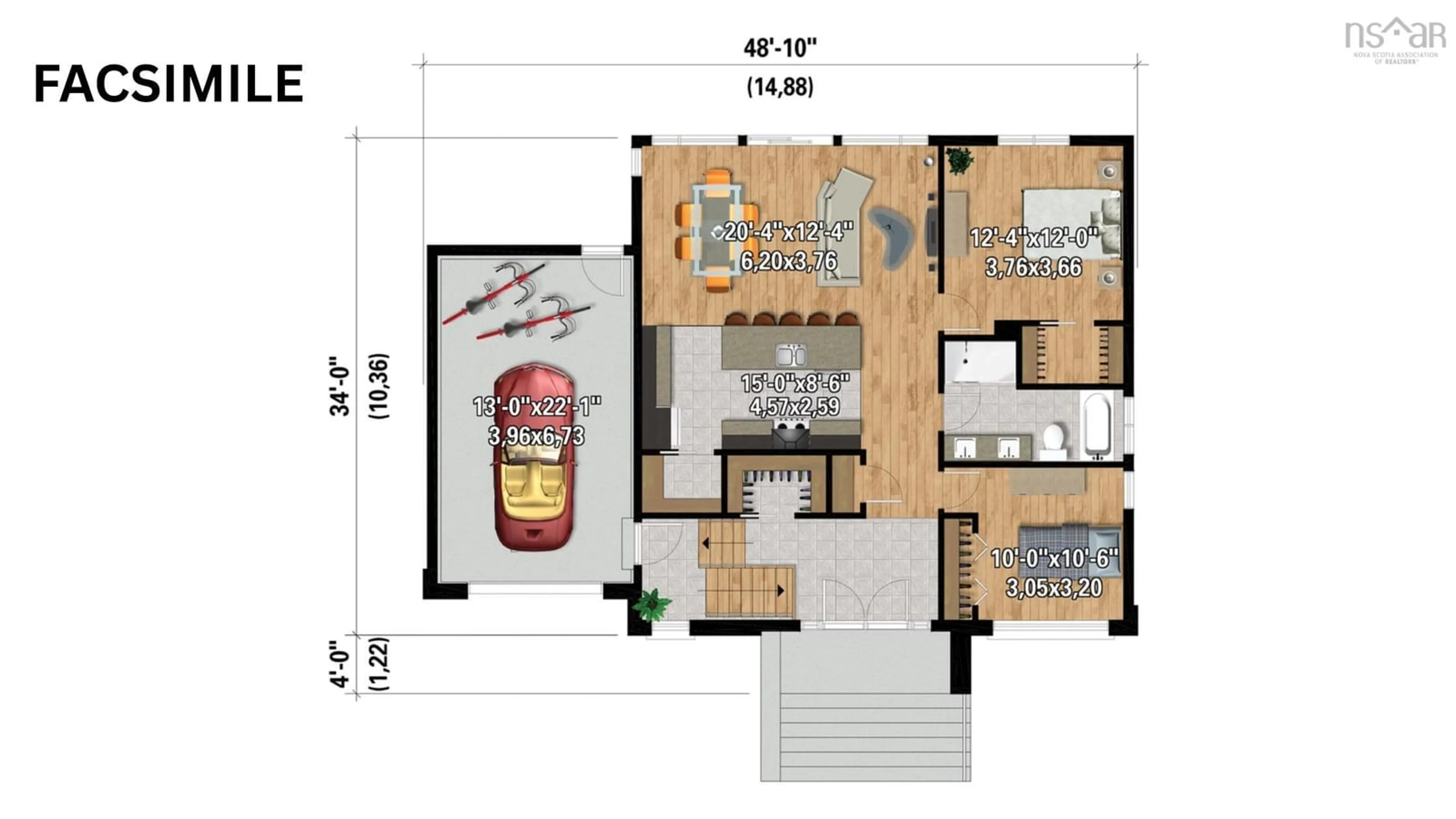 Floor plan for Lot 22-1 Clearway Street, Mahone Bay Nova Scotia B0J 2E0