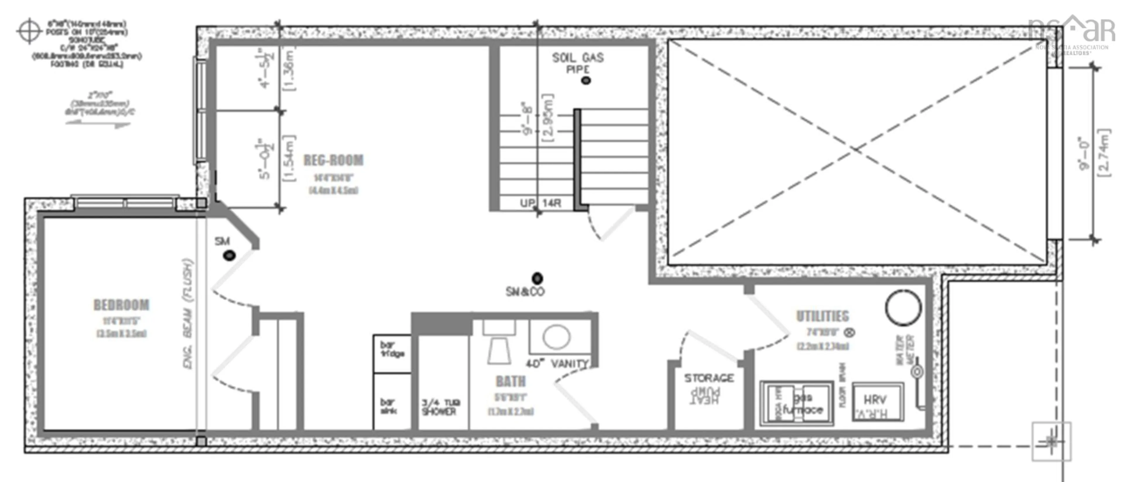 Floor plan for 209 Lewis Dr #LW14, West Bedford Nova Scotia B4B 0L3