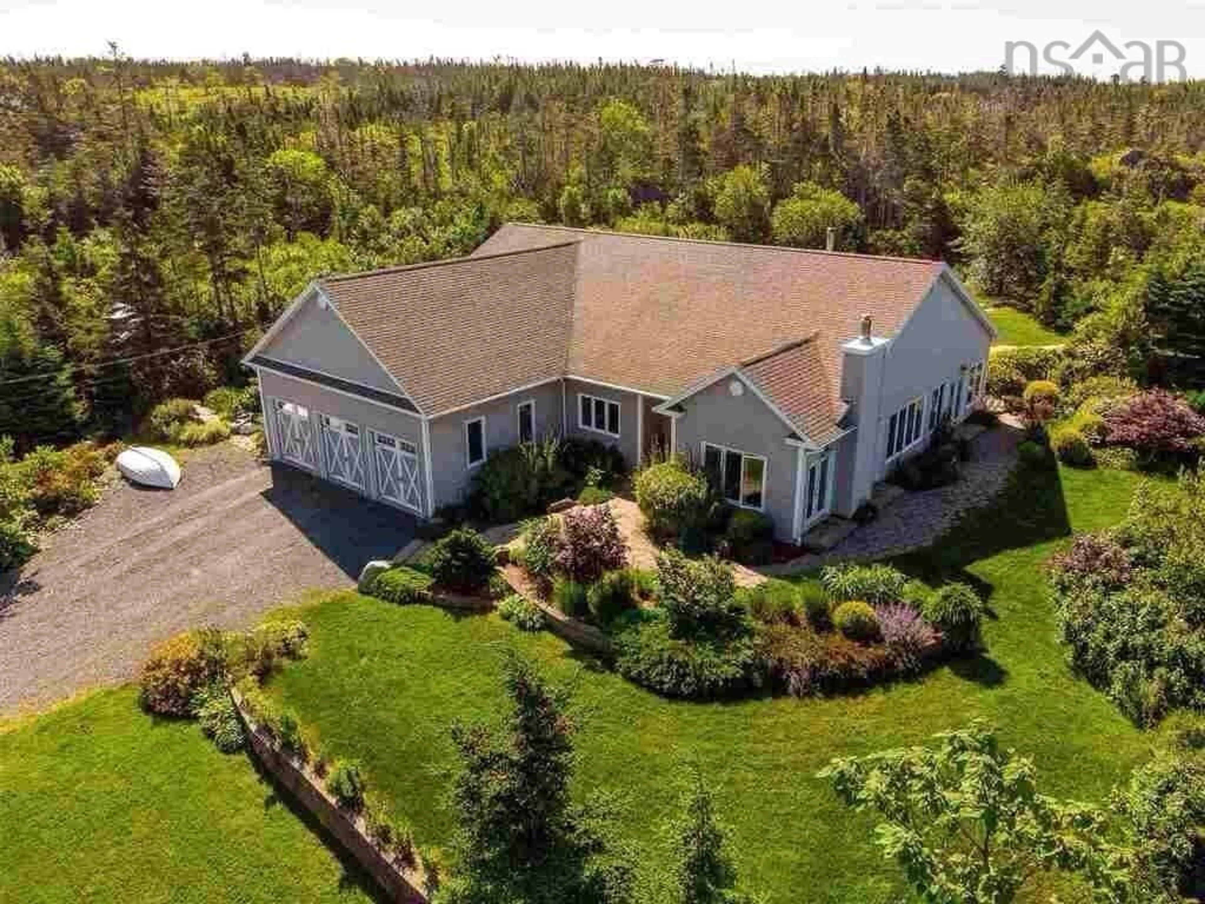 A pic from outside/outdoor area/front of a property/back of a property/a pic from drone, unknown for 462 Bald Rock Rd, Sambro Nova Scotia B3V 1K9