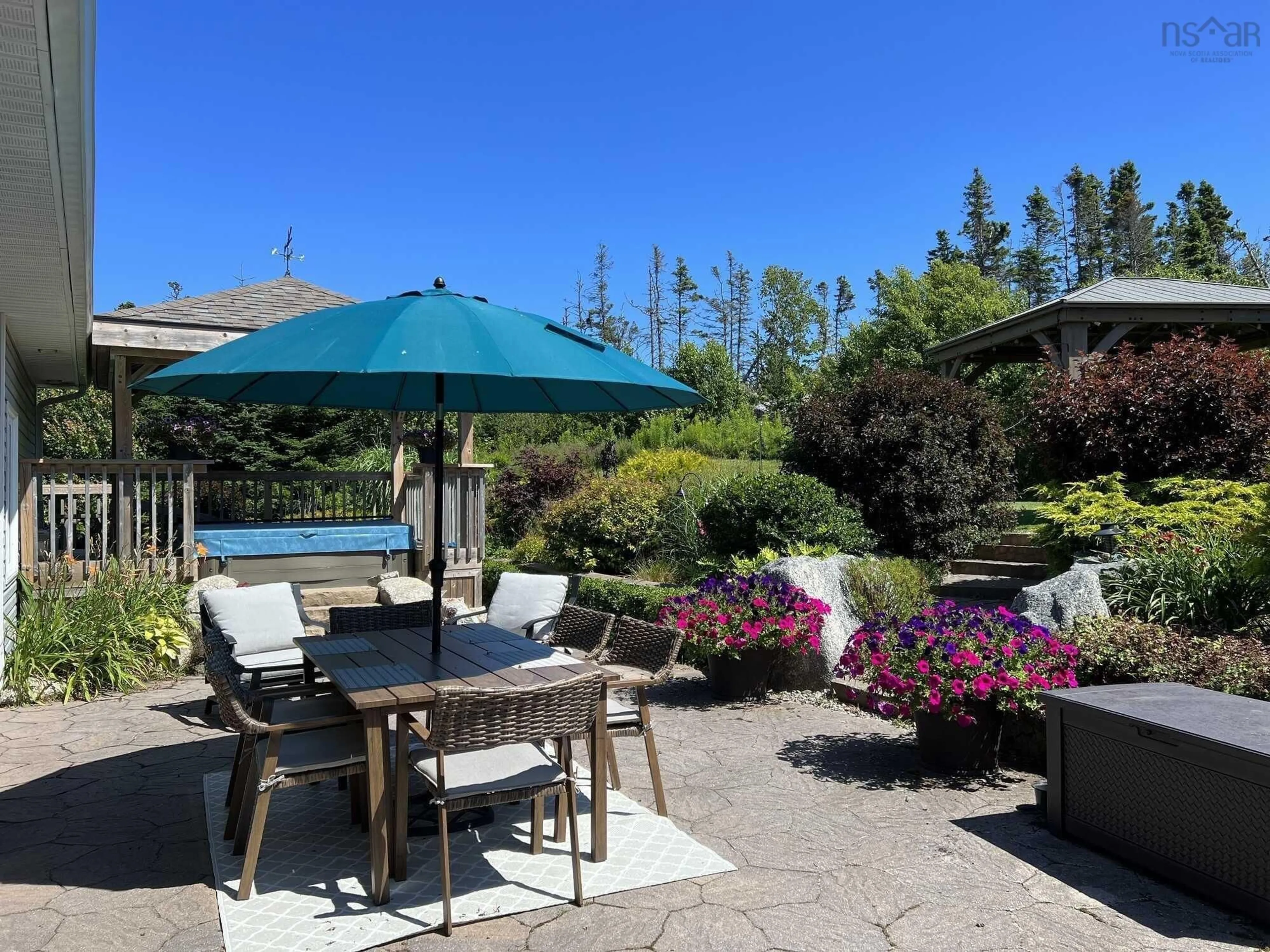 Patio, water/lake/river/ocean view for 462 Bald Rock Rd, Sambro Nova Scotia B3V 1K9