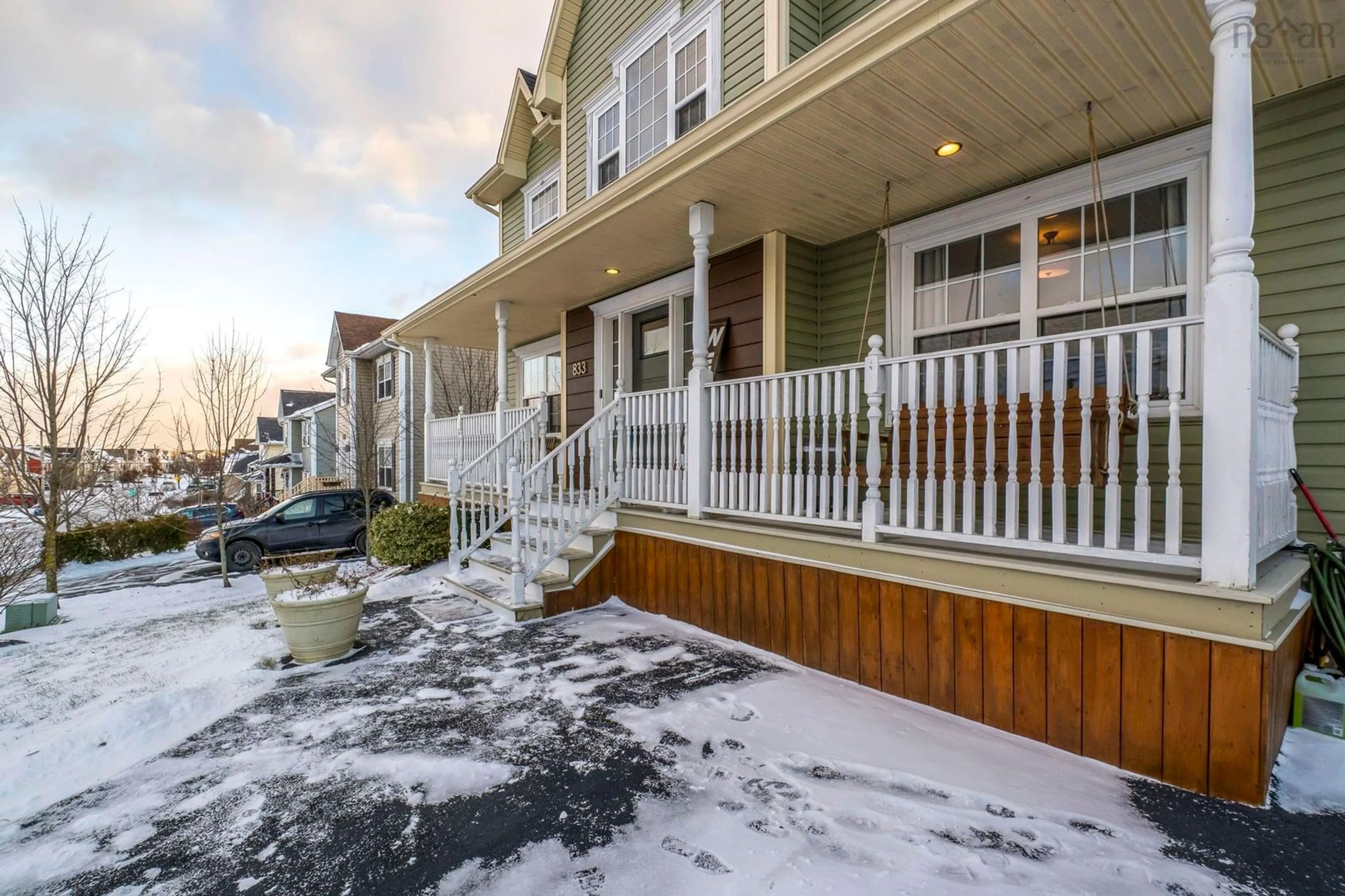 Patio, street for 833 Basinview Dr, Bedford Nova Scotia B4A 3N4