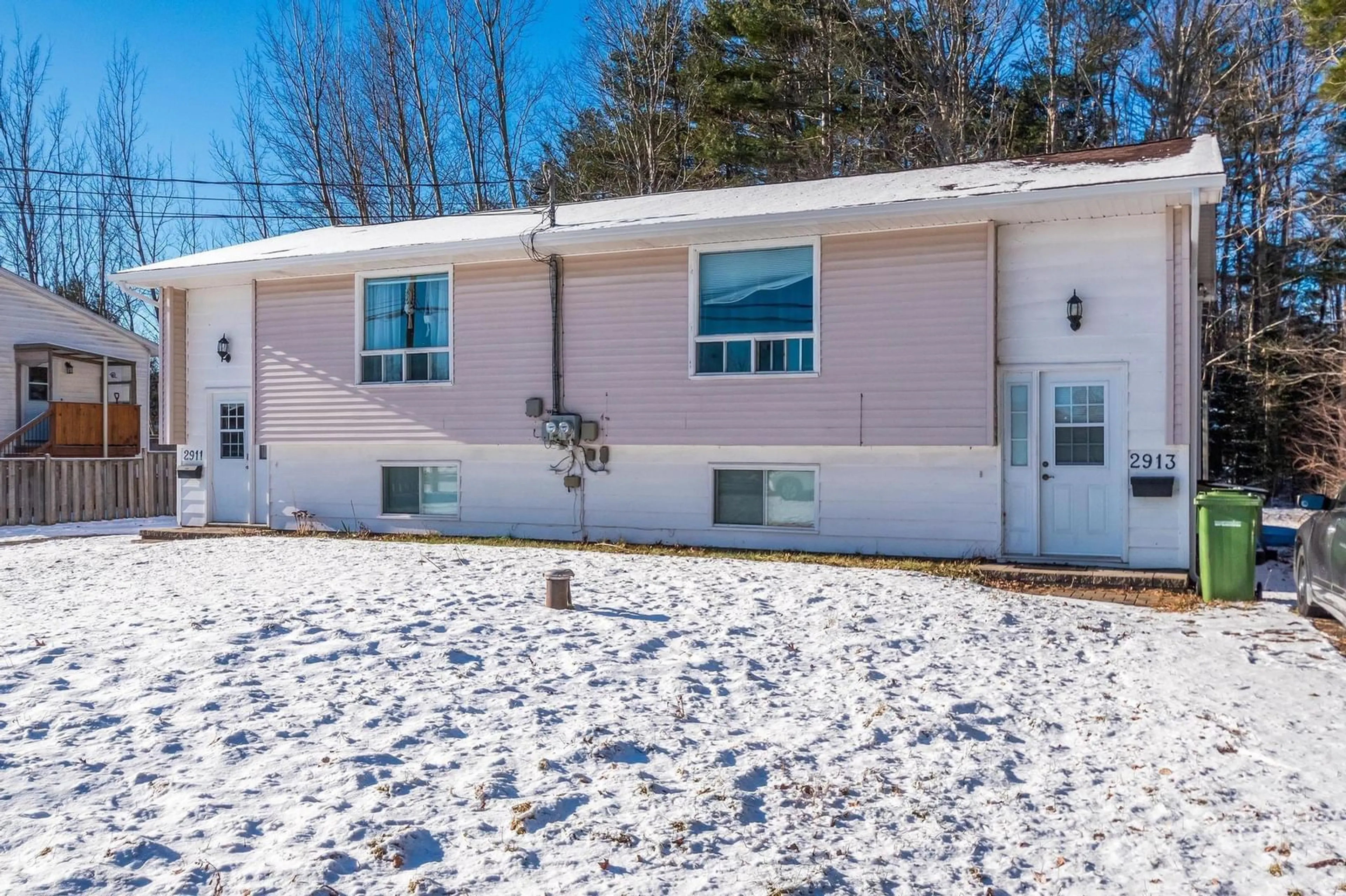 Home with vinyl exterior material, mountain view for 2911 & 2913 Lovett Rd, Coldbrook Nova Scotia B4R 1A6