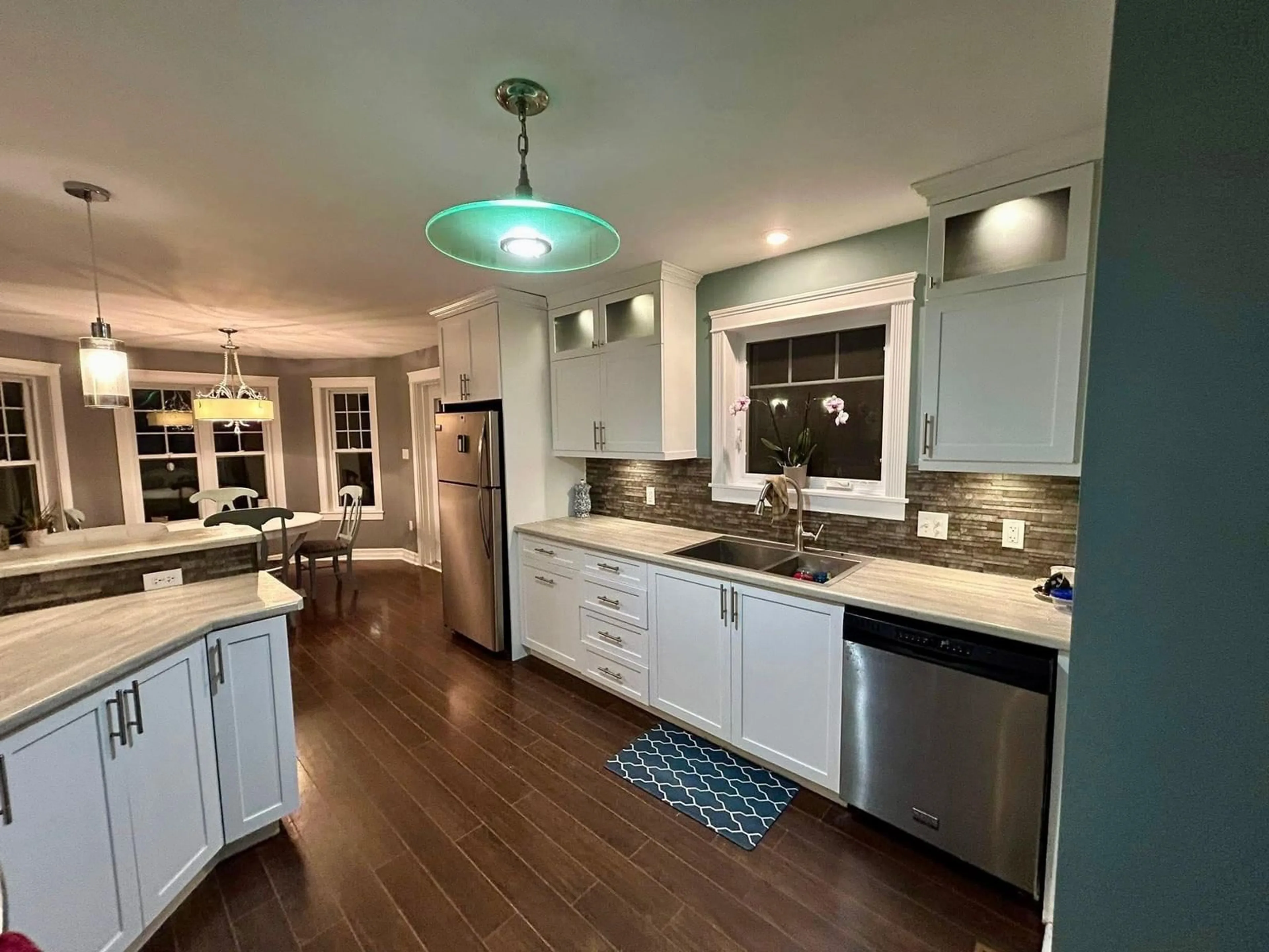 Open concept kitchen, ceramic/tile floor for 157 Meldrum Ave, Conquerall Bank Nova Scotia B4V 8V6