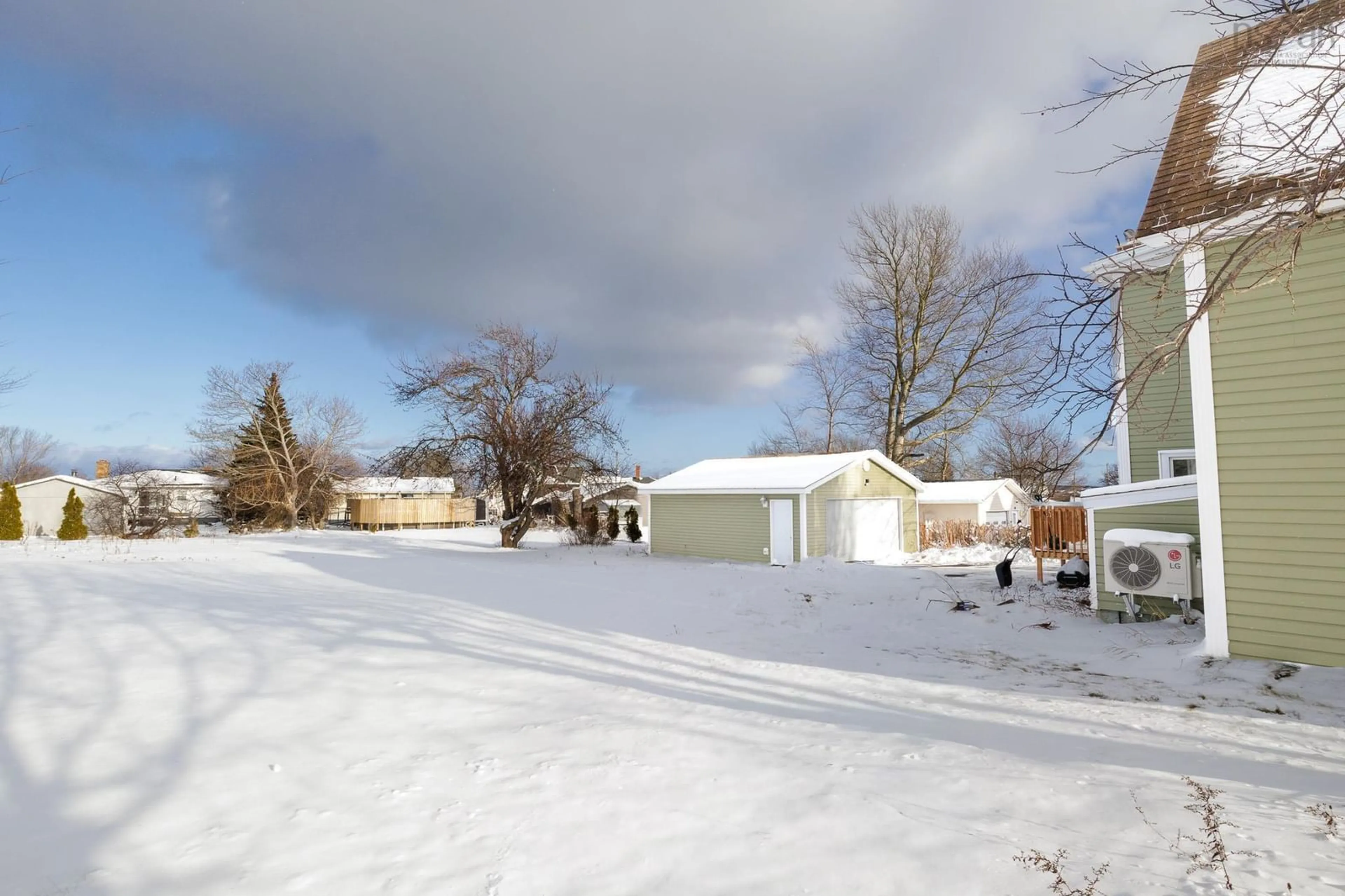 A pic from outside/outdoor area/front of a property/back of a property/a pic from drone, street for 564 Main St, Sydney Mines Nova Scotia B1V 2K8
