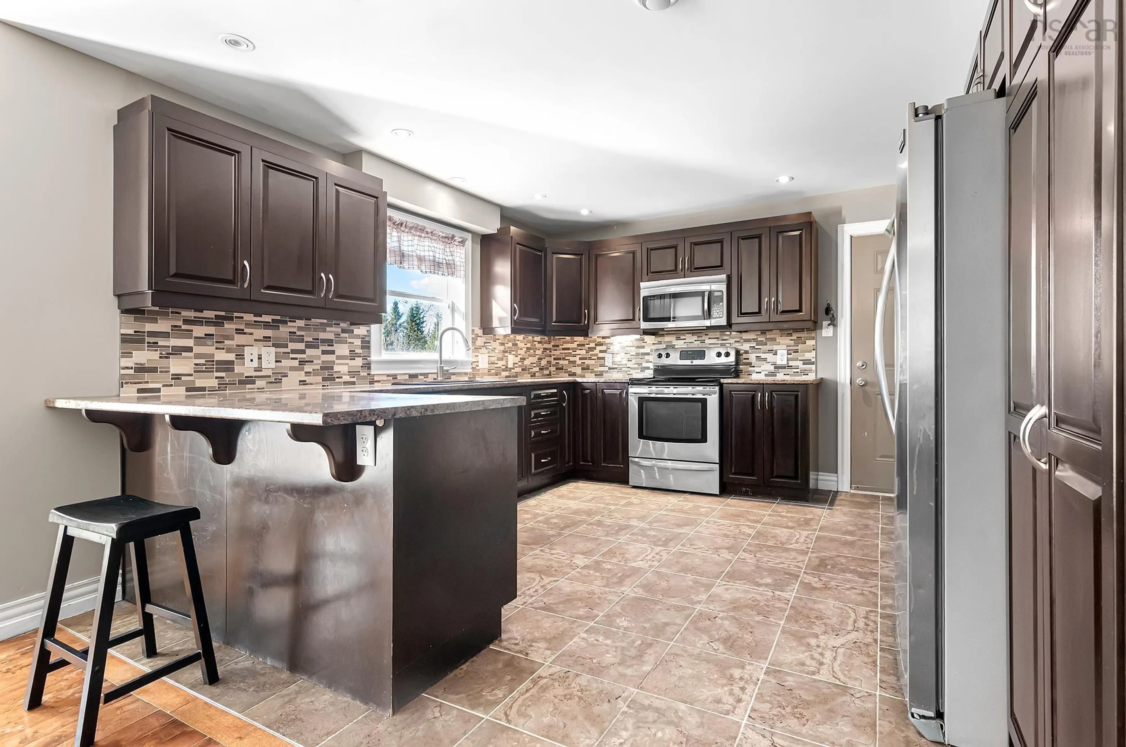 Open concept kitchen, ceramic/tile floor for 45 Thicket Dr, Brookside Nova Scotia B3T 0B6