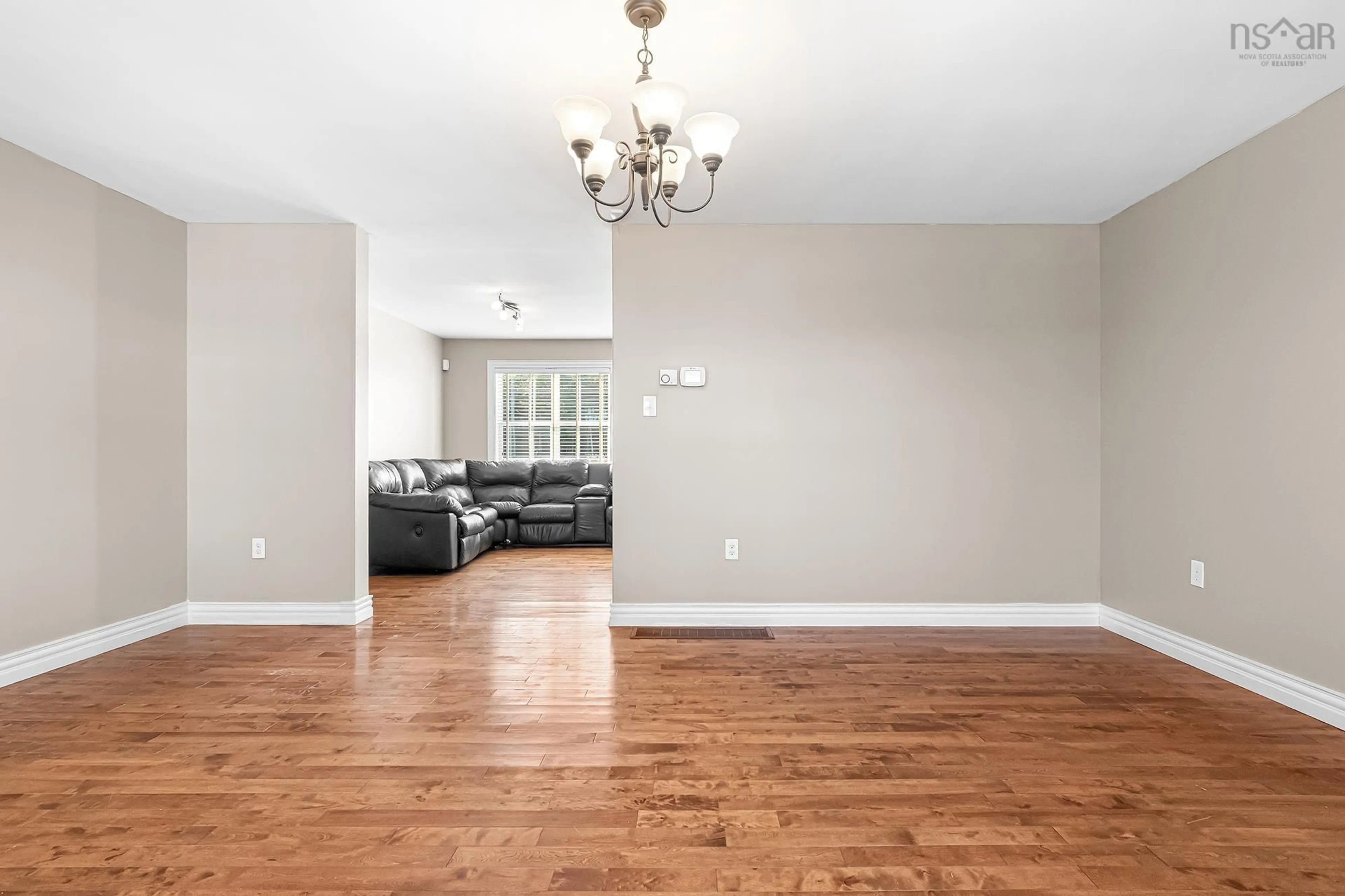 Living room with furniture, wood/laminate floor for 45 Thicket Dr, Brookside Nova Scotia B3T 0B6