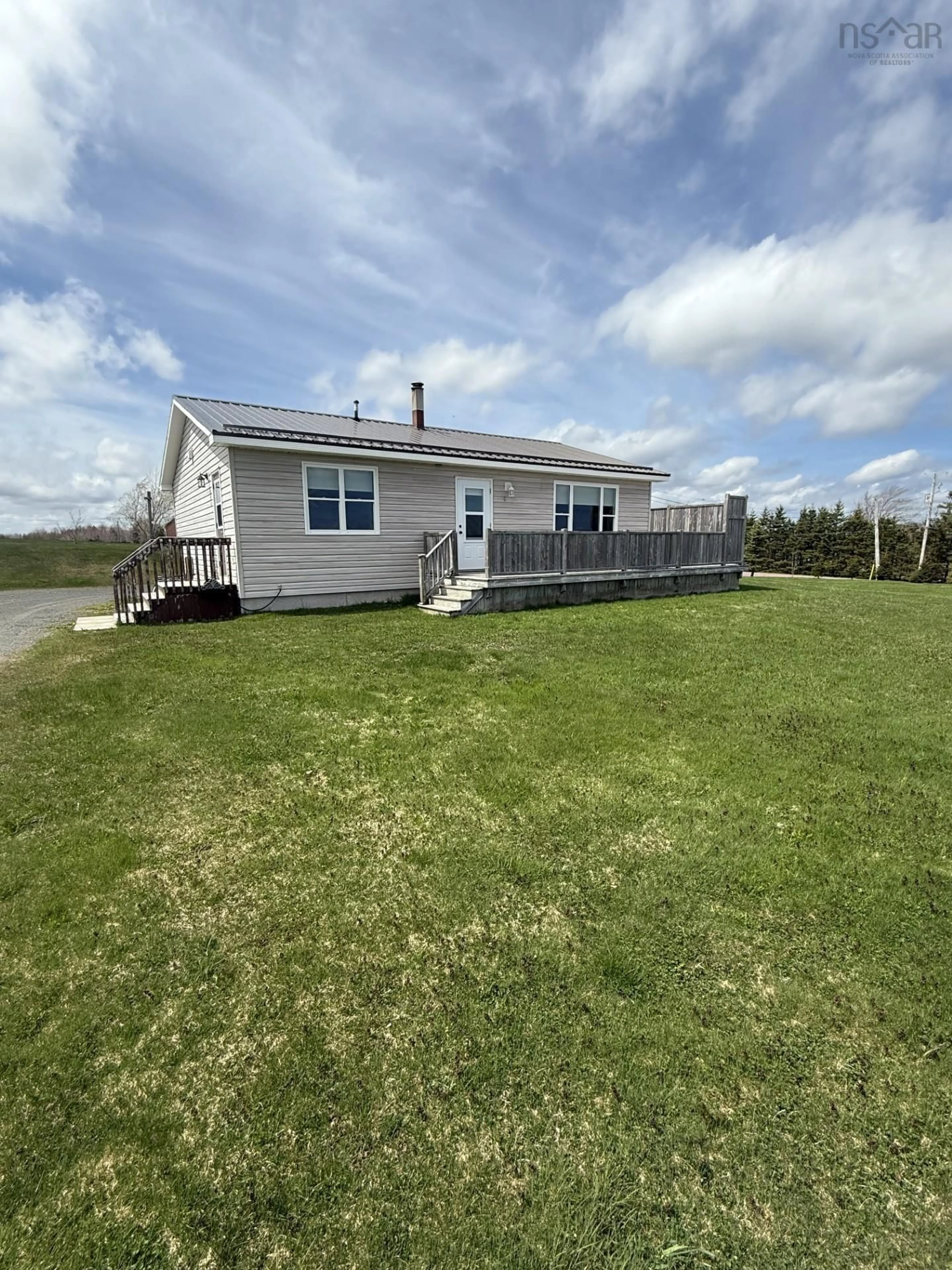 A pic from outside/outdoor area/front of a property/back of a property/a pic from drone, water/lake/river/ocean view for 536 Pomquet Cove Road, Pomquet Nova Scotia B2G 2L4