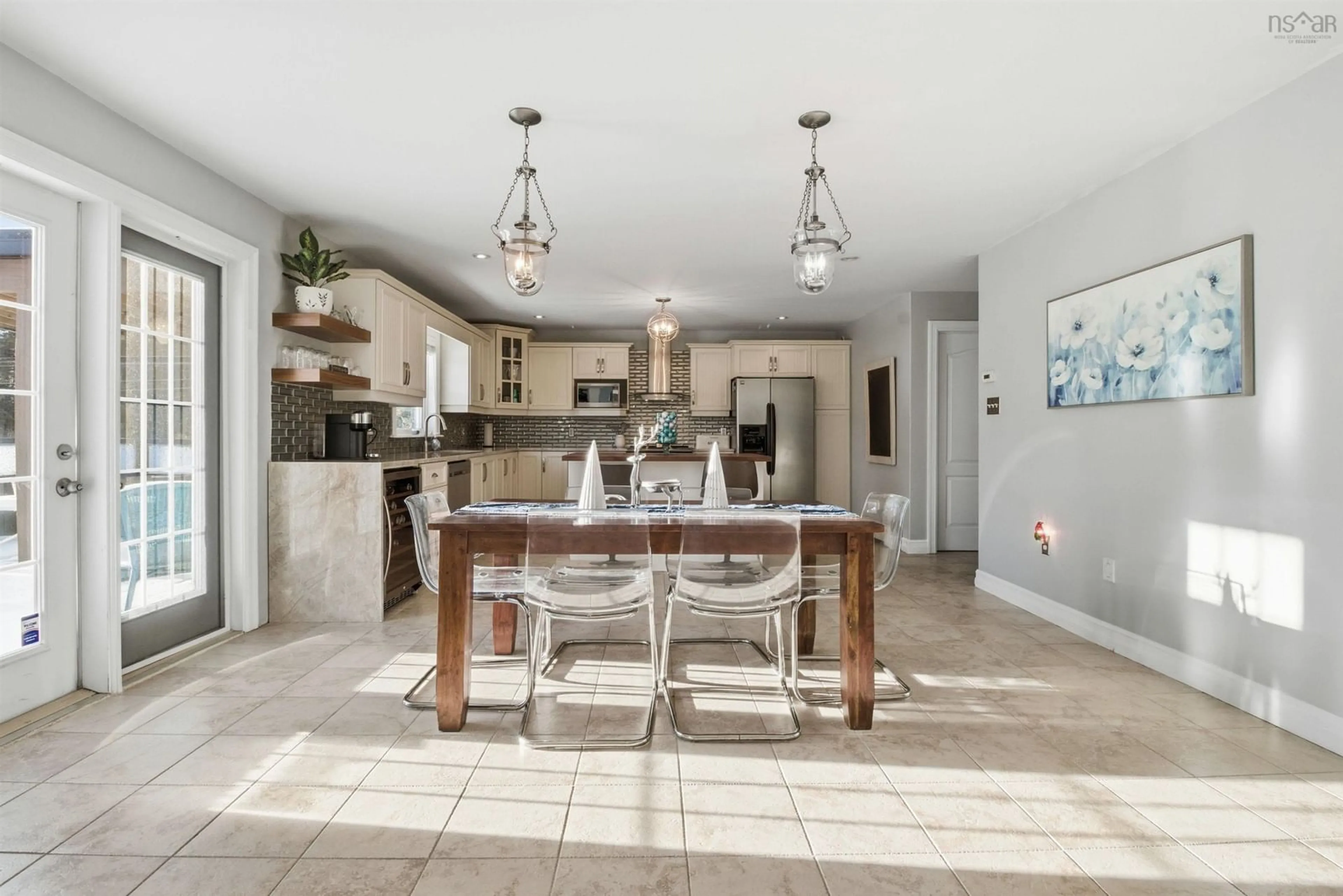 Open concept kitchen, ceramic/tile floor for 195 White Hills Run, Hammonds Plains Nova Scotia B4B 1W6