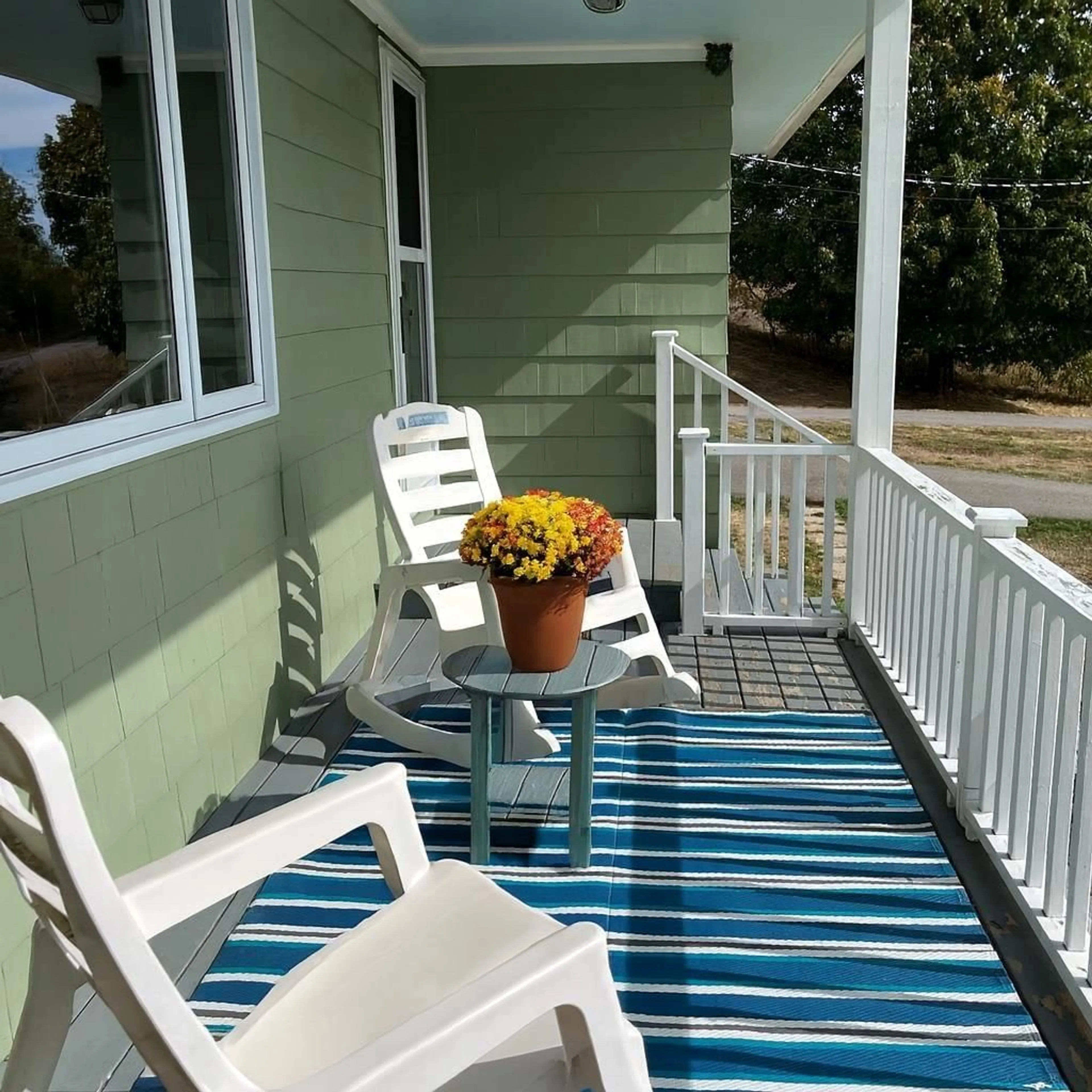 Patio, water/lake/river/ocean view for 3189 Clementsvale Rd, Clementsvale Nova Scotia B0S 1G0