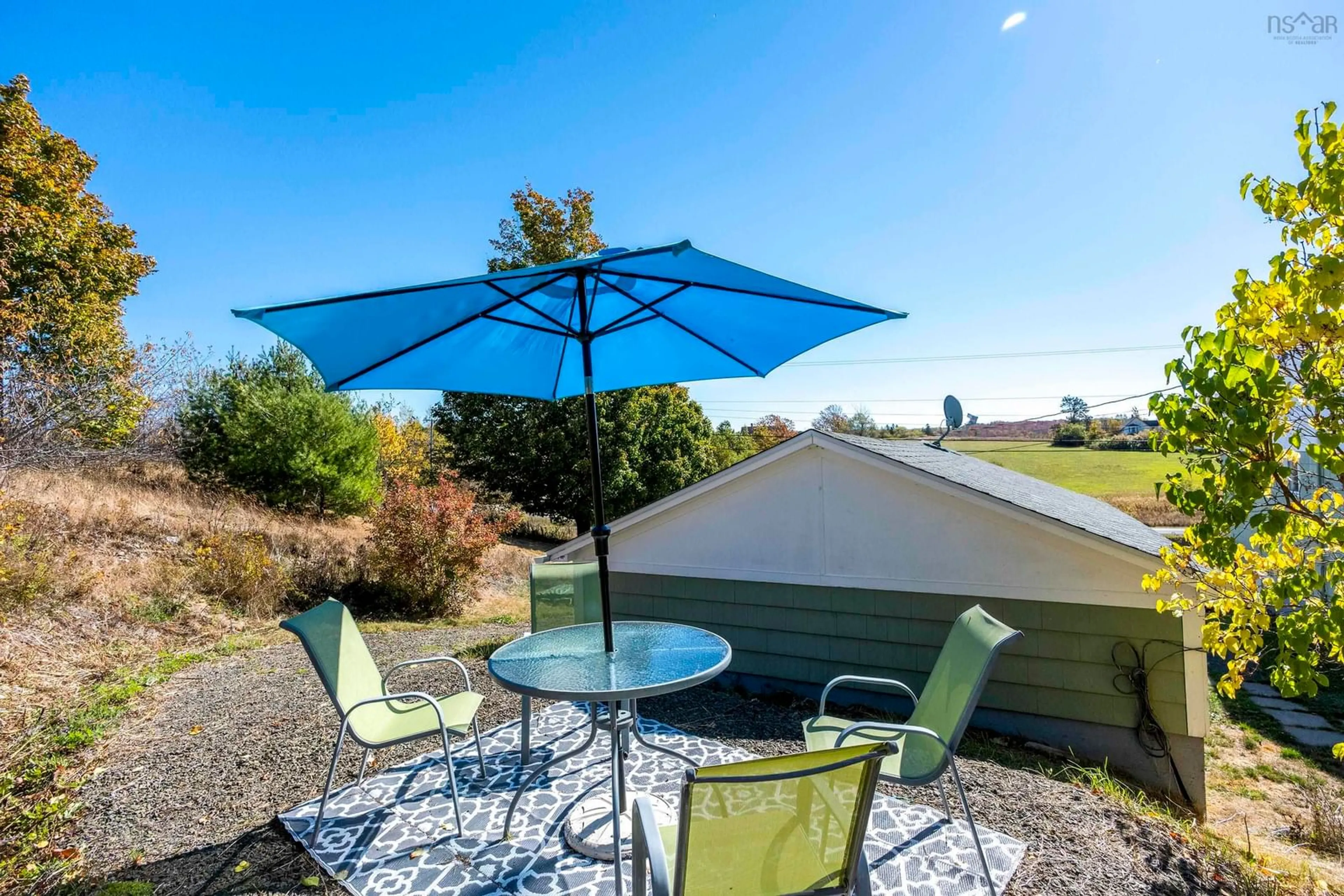 Patio, water/lake/river/ocean view for 3189 Clementsvale Rd, Clementsvale Nova Scotia B0S 1G0