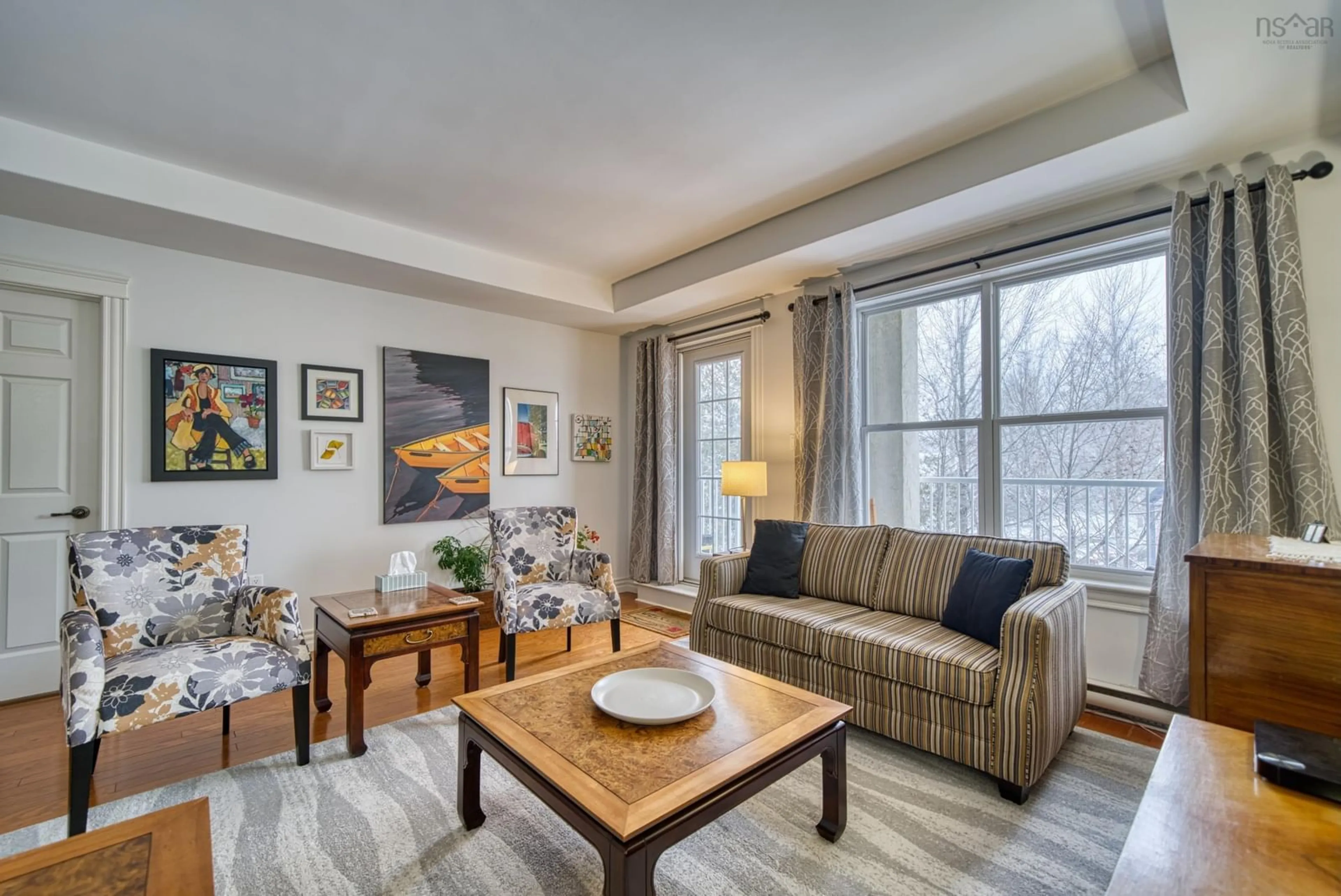 Living room with furniture, unknown for 476 Main St #304, Mahone Bay Nova Scotia B0J 2E0