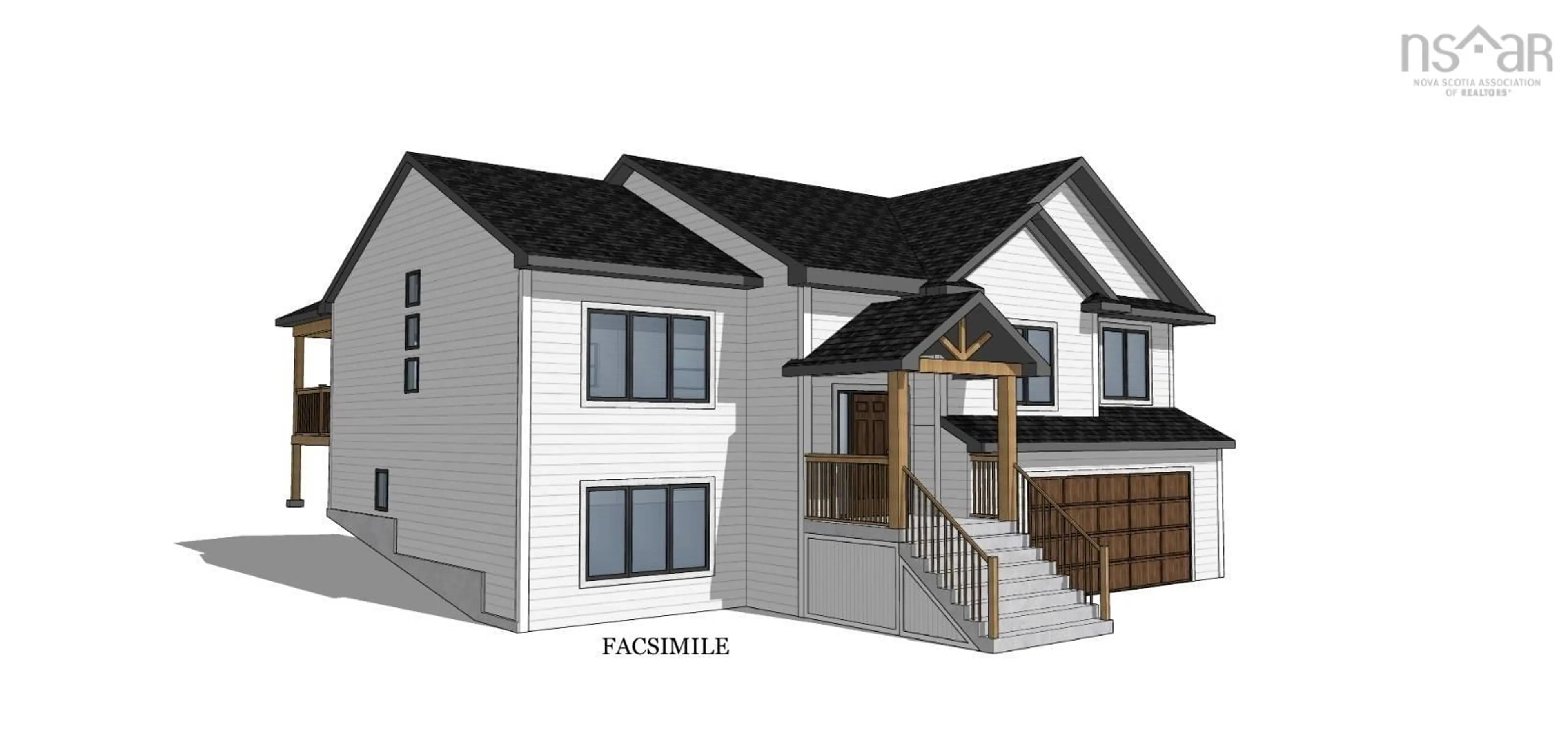 Home with vinyl exterior material, building for 42 Flycatcher Lane #761H, Fall River Nova Scotia B2T 0X3