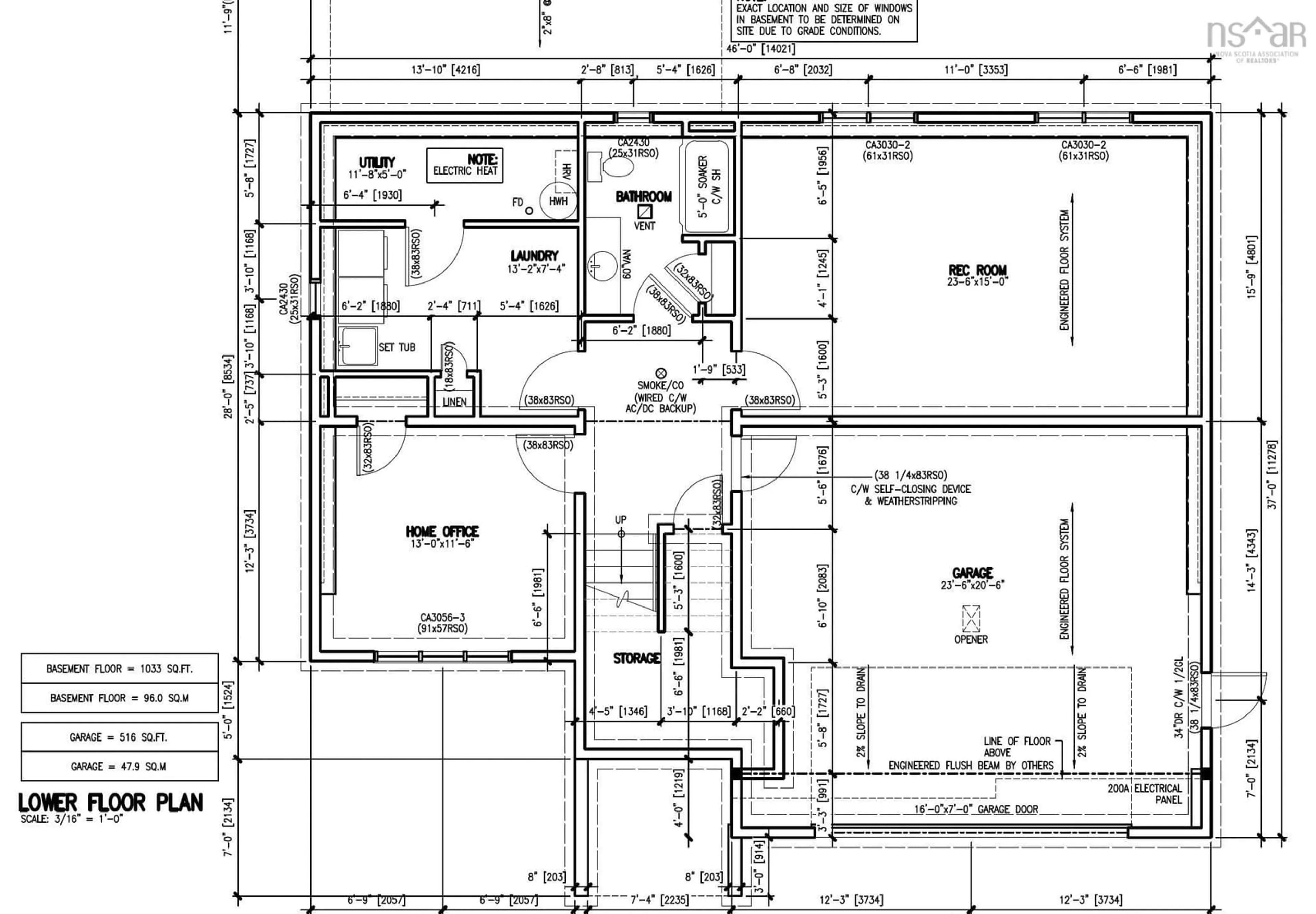 Floor plan for 42 Flycatcher Lane #761H, Fall River Nova Scotia B2T 0X3