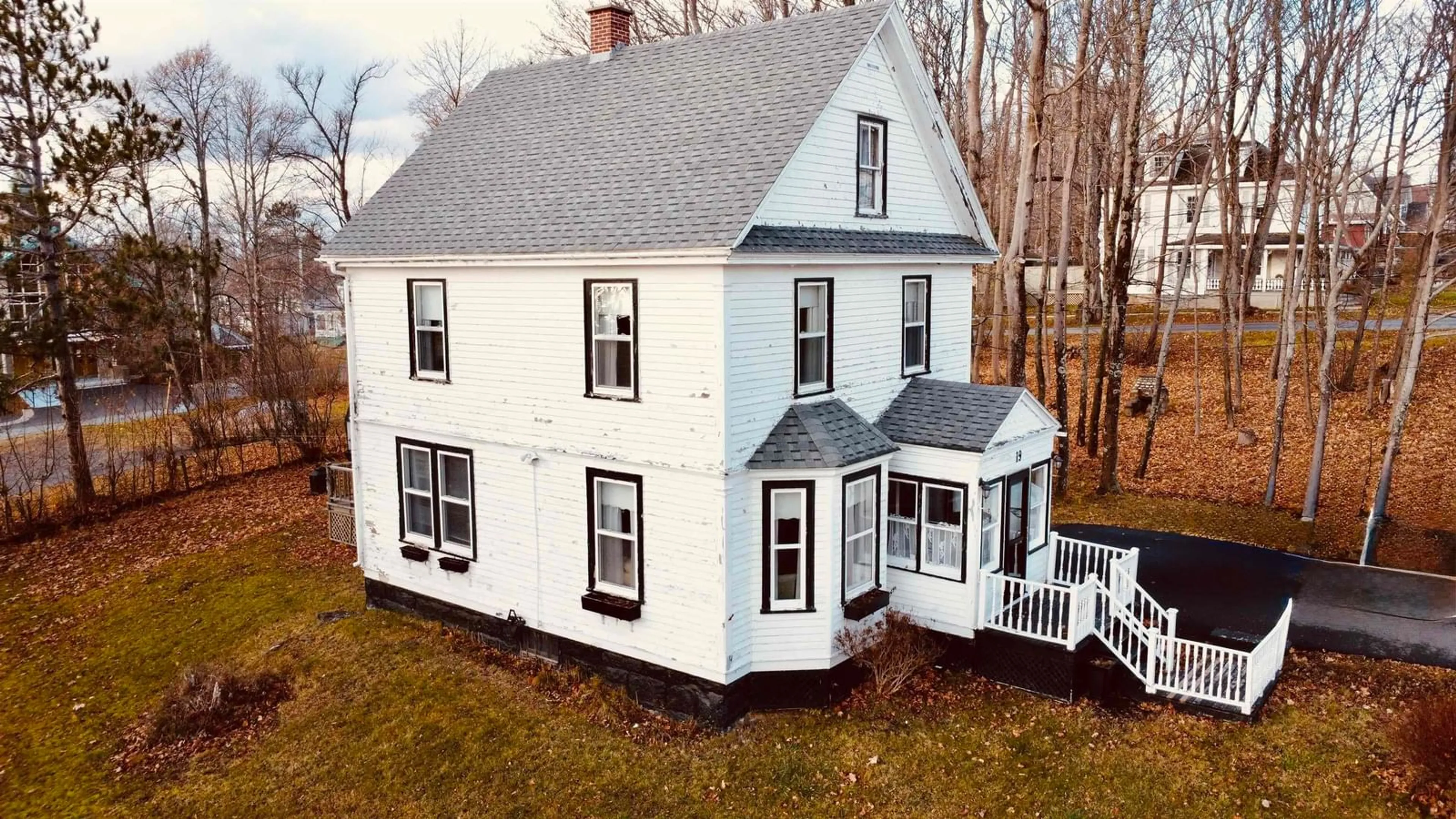 A pic from outside/outdoor area/front of a property/back of a property/a pic from drone, building for 19 Patterson Street, Pictou Nova Scotia B0K 1H0