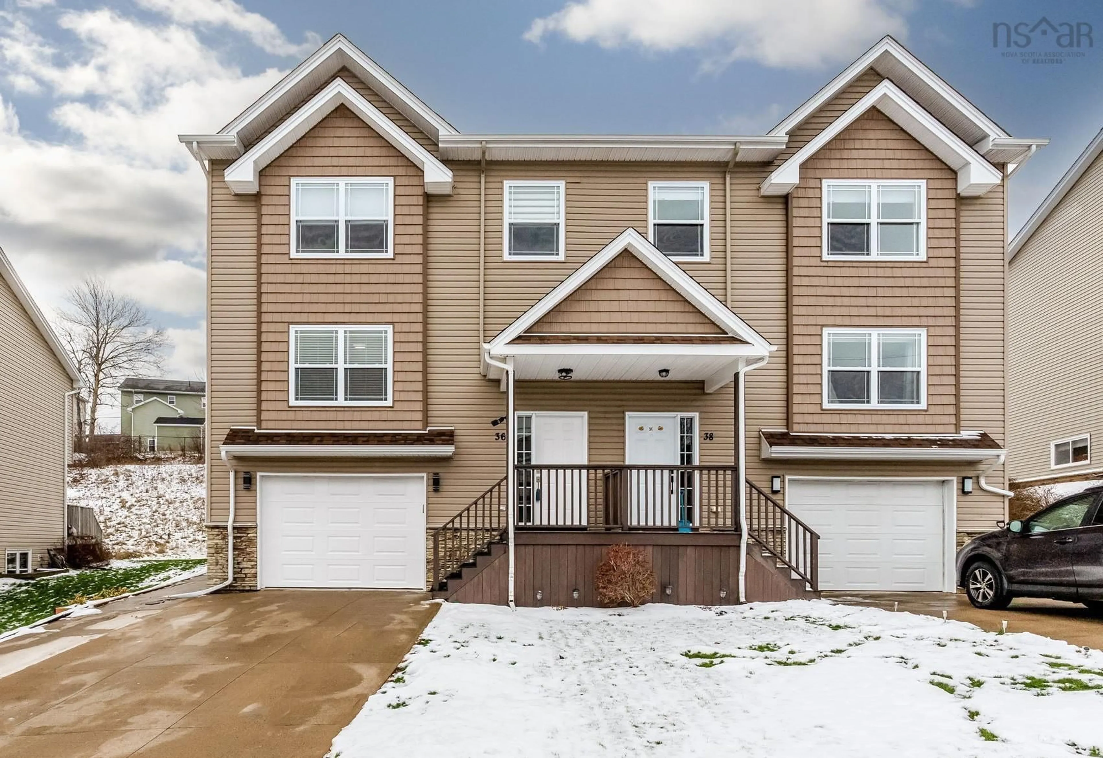 Home with vinyl exterior material, street for 36 Avebury Crt, Middle Sackville Nova Scotia B4E 0E9