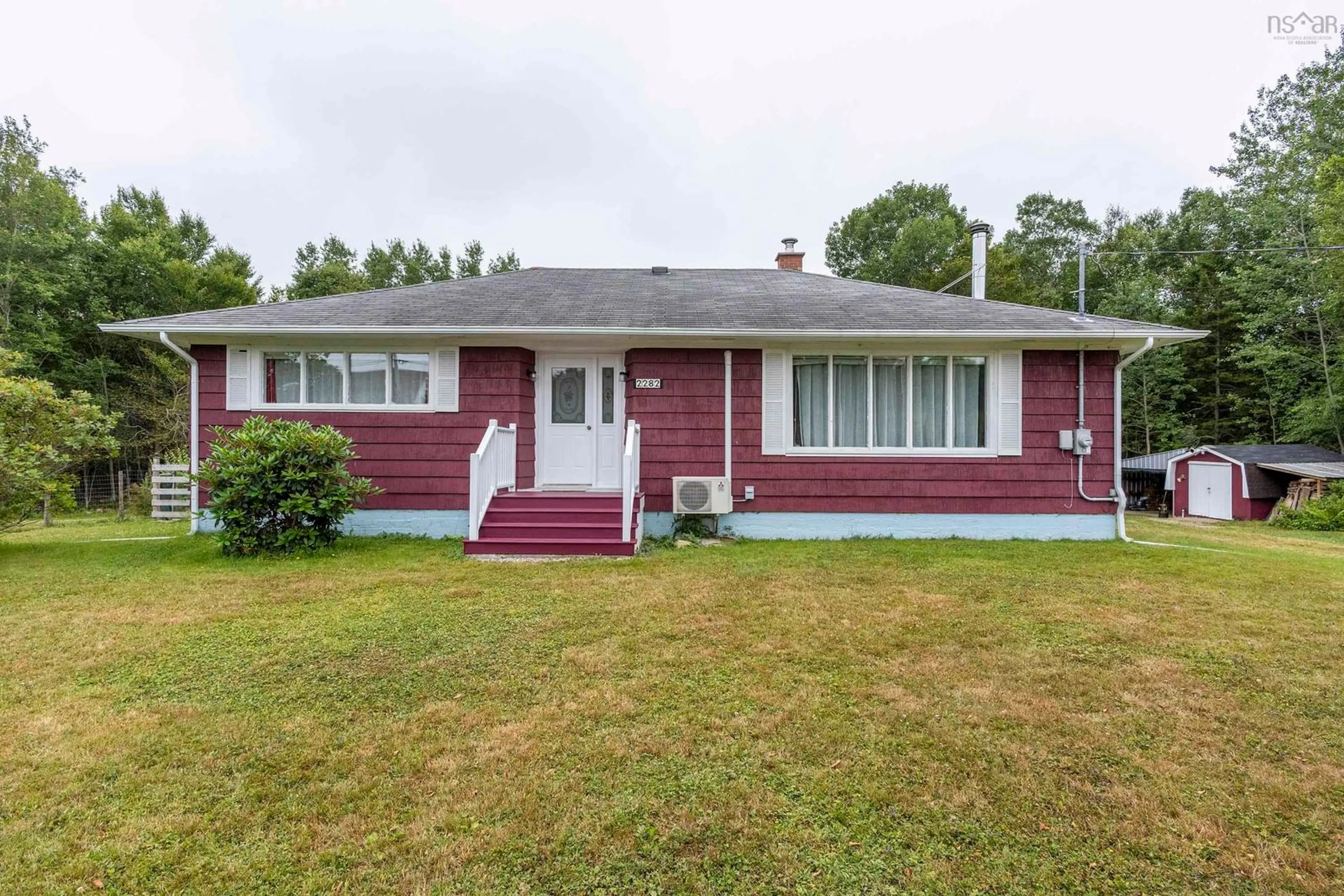 Home with vinyl exterior material, street for 2282 Patrice Rd, St. Joseph Nova Scotia B0W 1M0