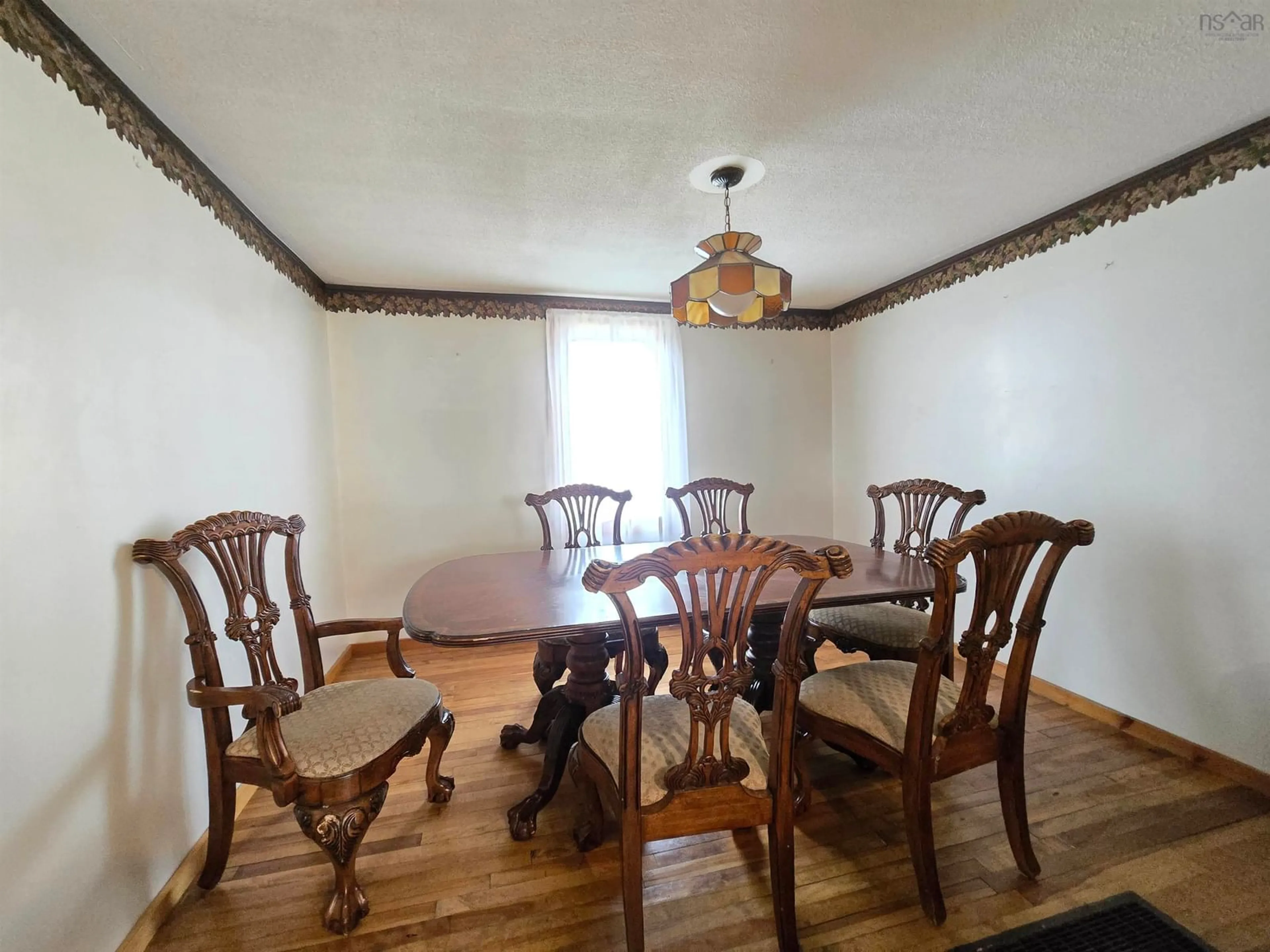 Dining room, wood/laminate floor for 374 Alexandra St, Sydney Nova Scotia B1S 2G4