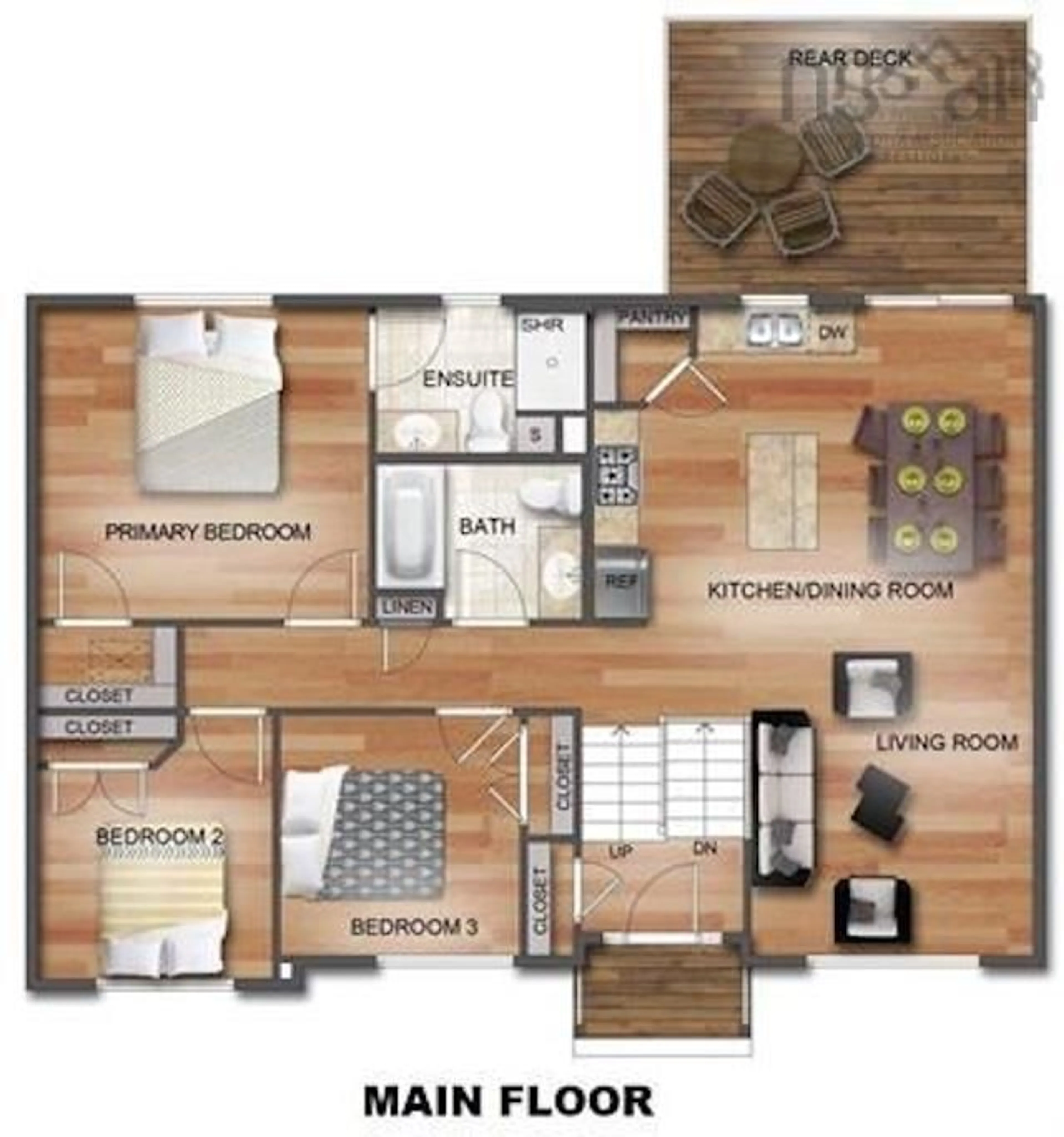Floor plan for Lot 227 Surf Dr, Whites Lake Nova Scotia B3T 1W8