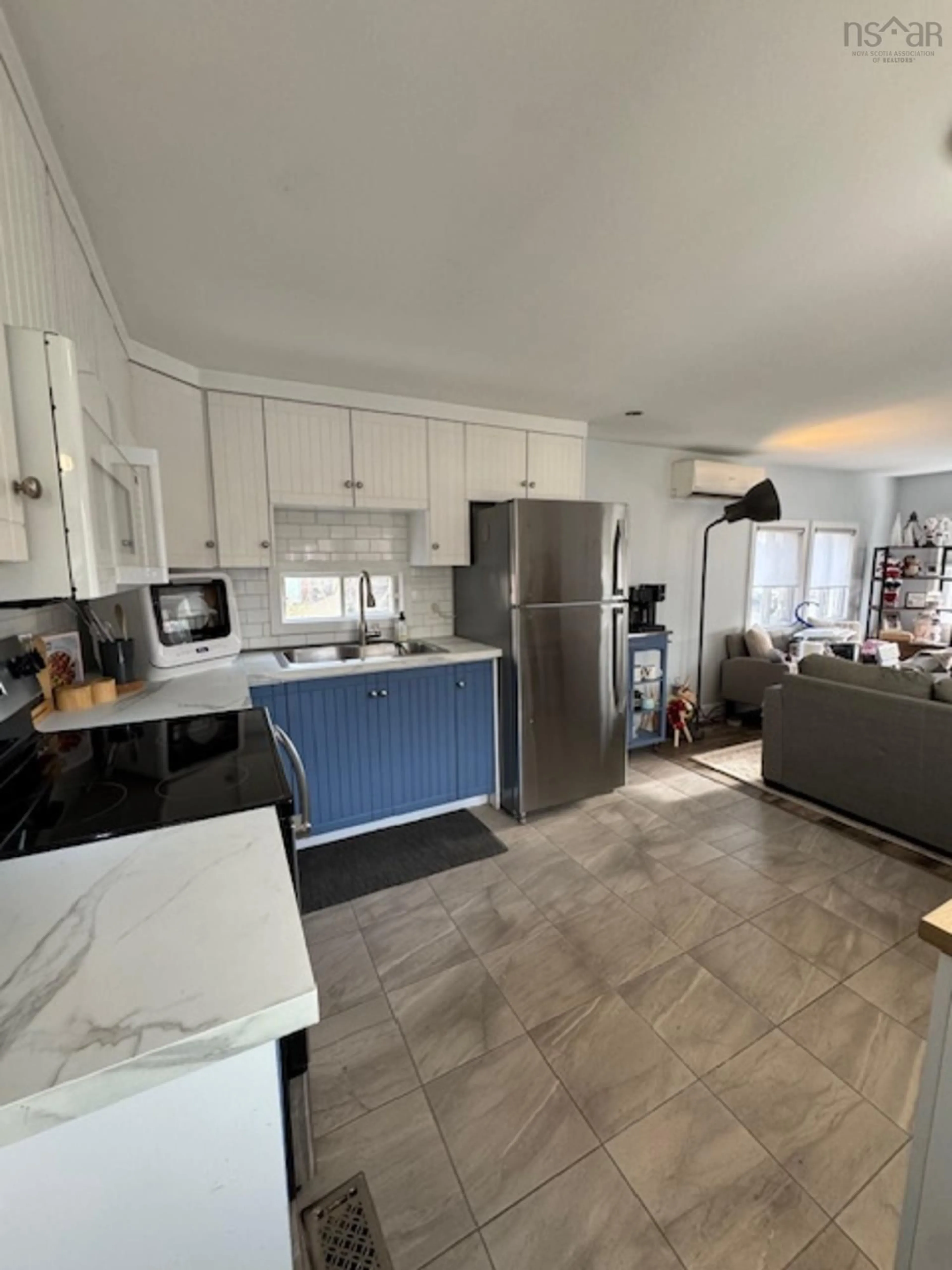 Open concept kitchen, ceramic/tile floor for 1126 Highway 2, Hants Nova Scotia B2S 1M8