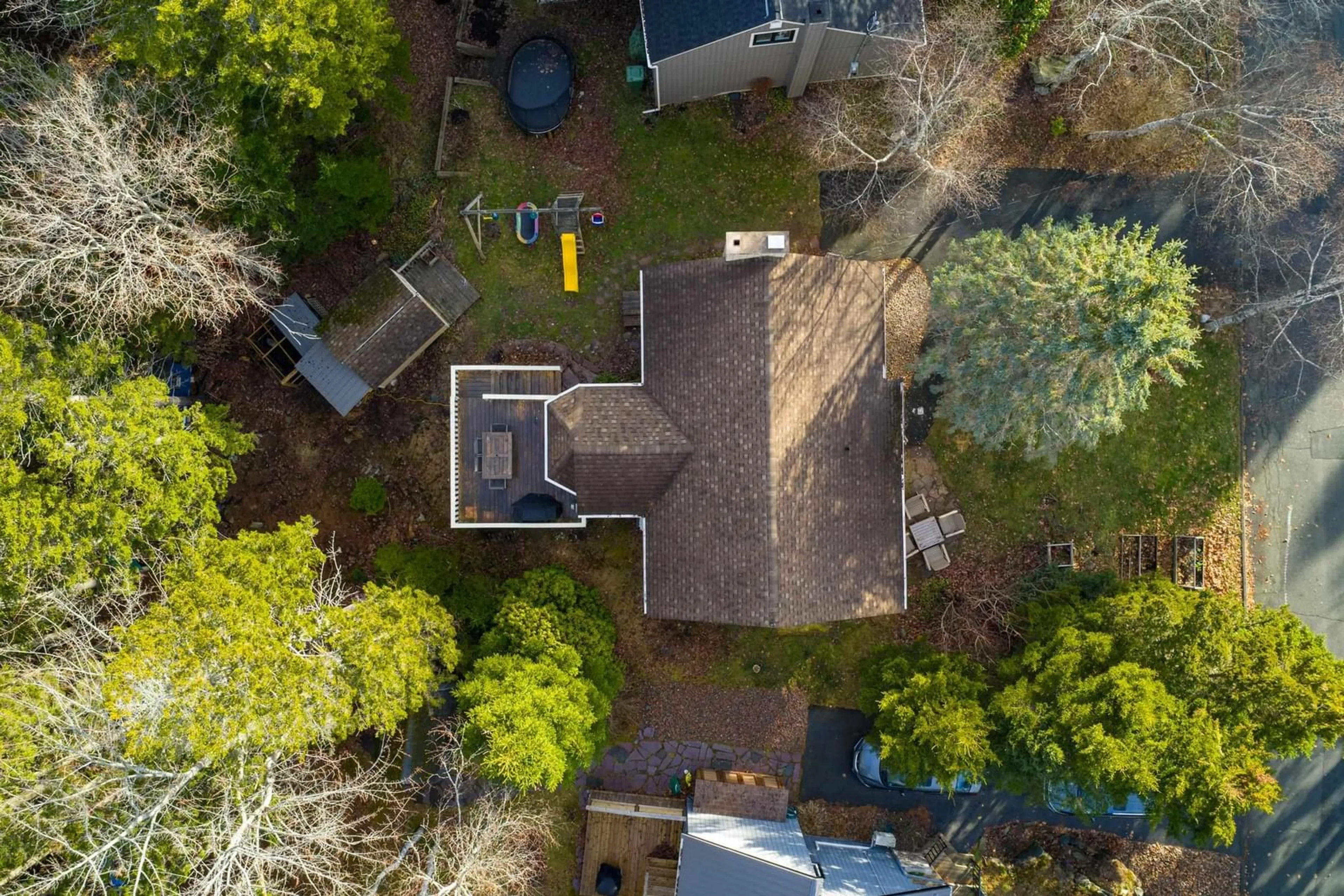 A pic from outside/outdoor area/front of a property/back of a property/a pic from drone, street for 49 Village Cres, Bedford Nova Scotia B4A 1J3