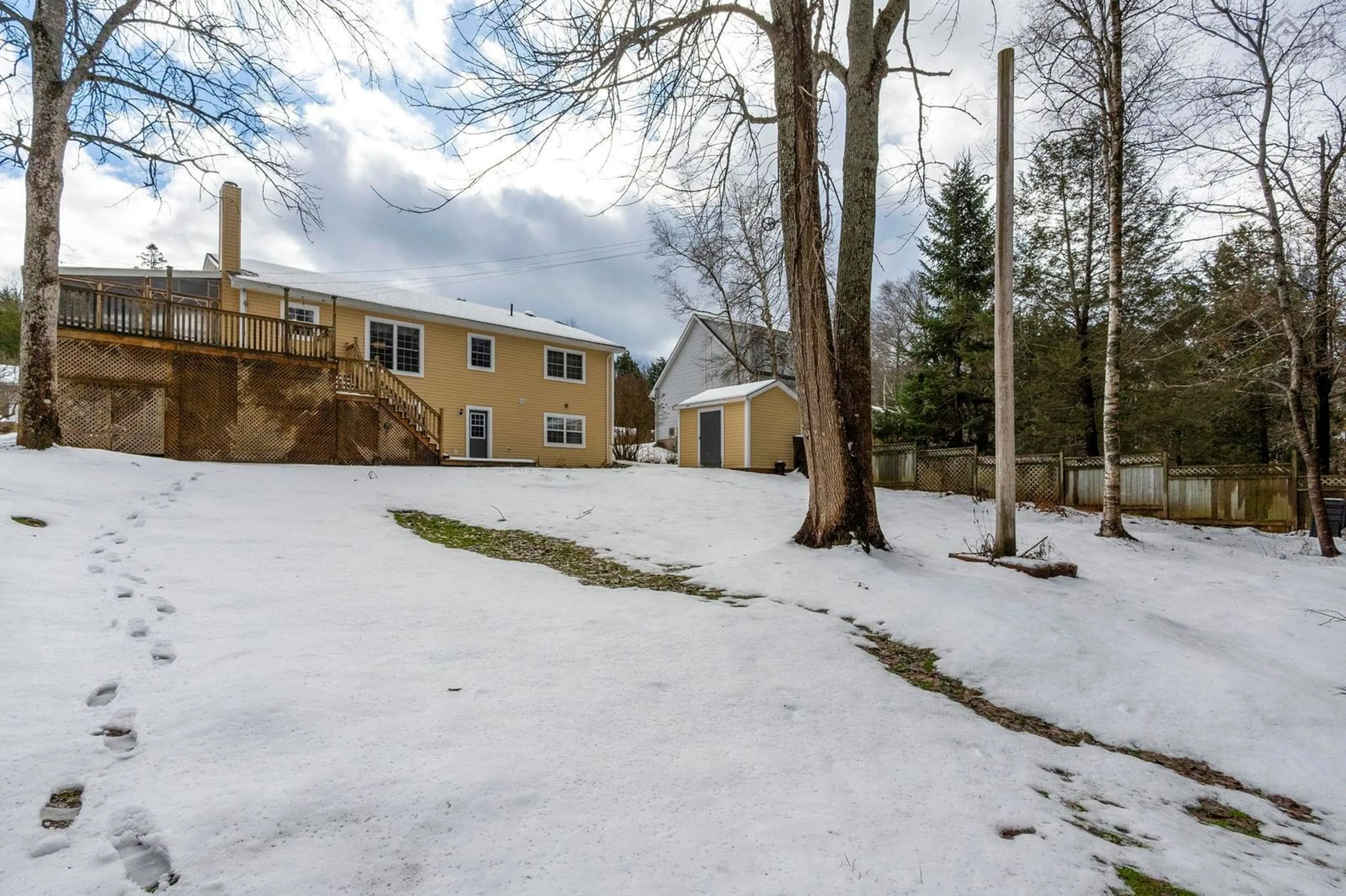 Patio, mountain view for 41 Macdonald Park Rd, Kentville Nova Scotia B4N 1P2