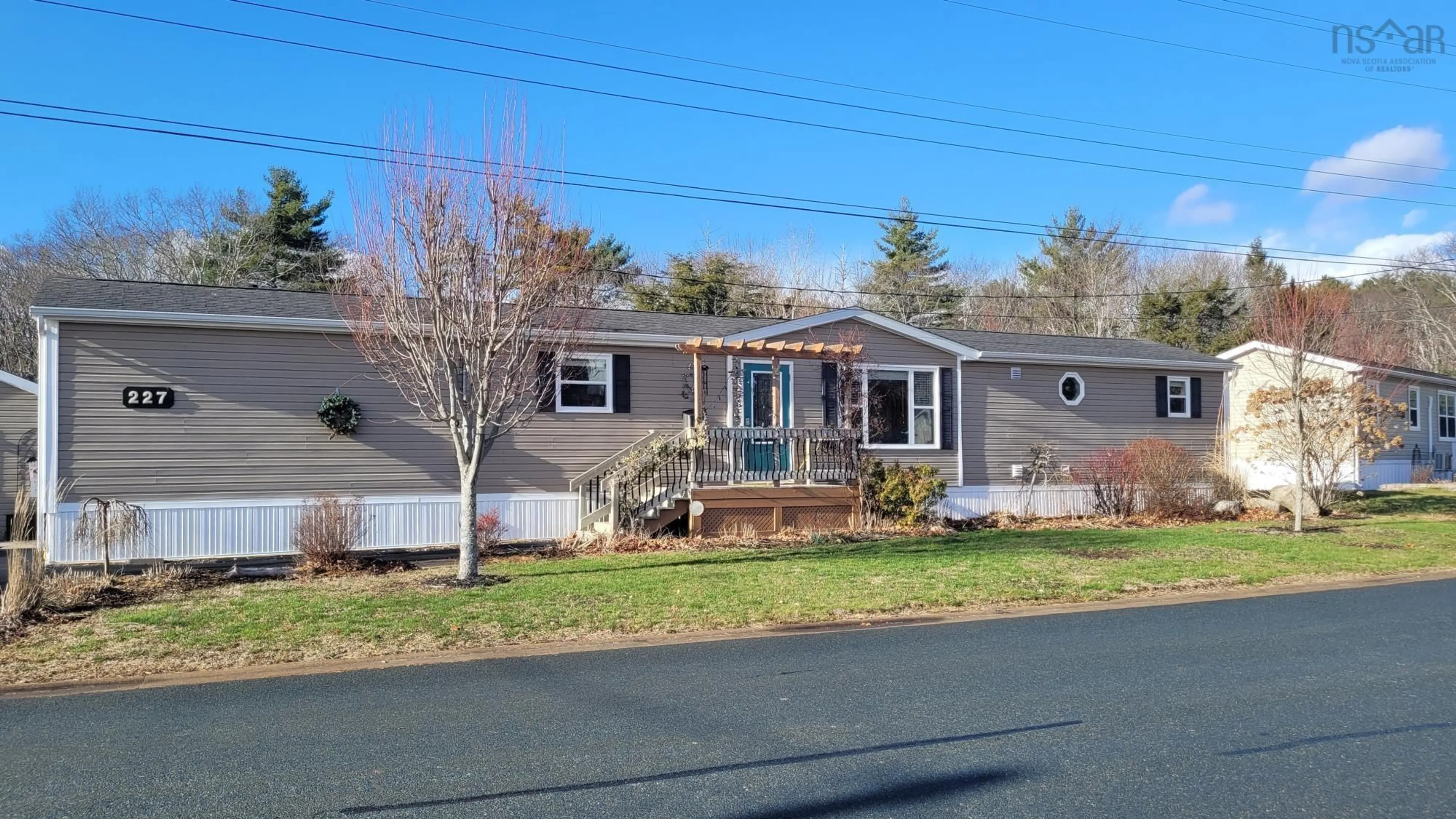 Home with vinyl exterior material, street for 227 Haven Dr, Bridgewater Nova Scotia B4V 4E4