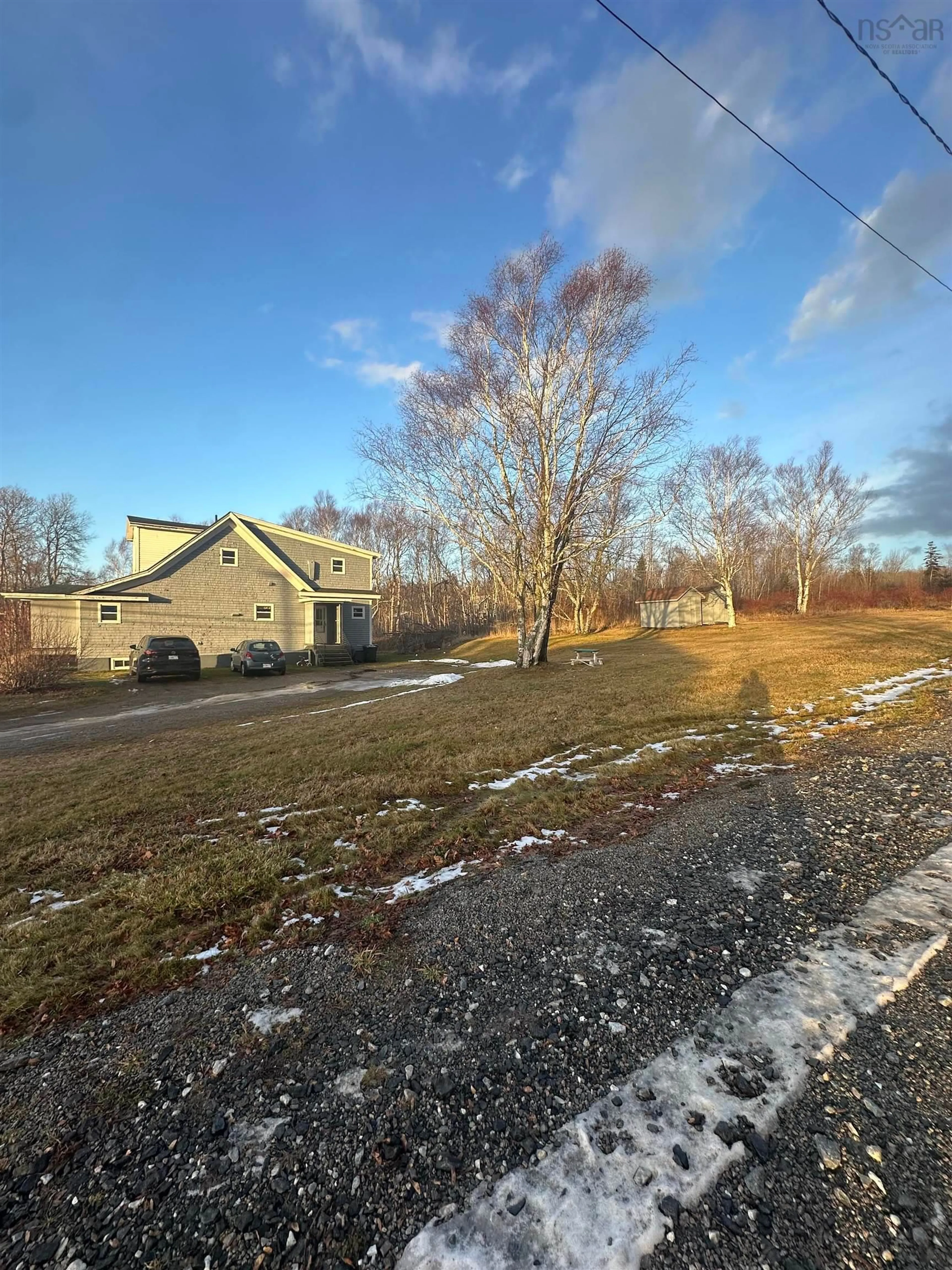 A pic from outside/outdoor area/front of a property/back of a property/a pic from drone, street for 1696 Victoria Rd, Sydney Nova Scotia B1N 1N3