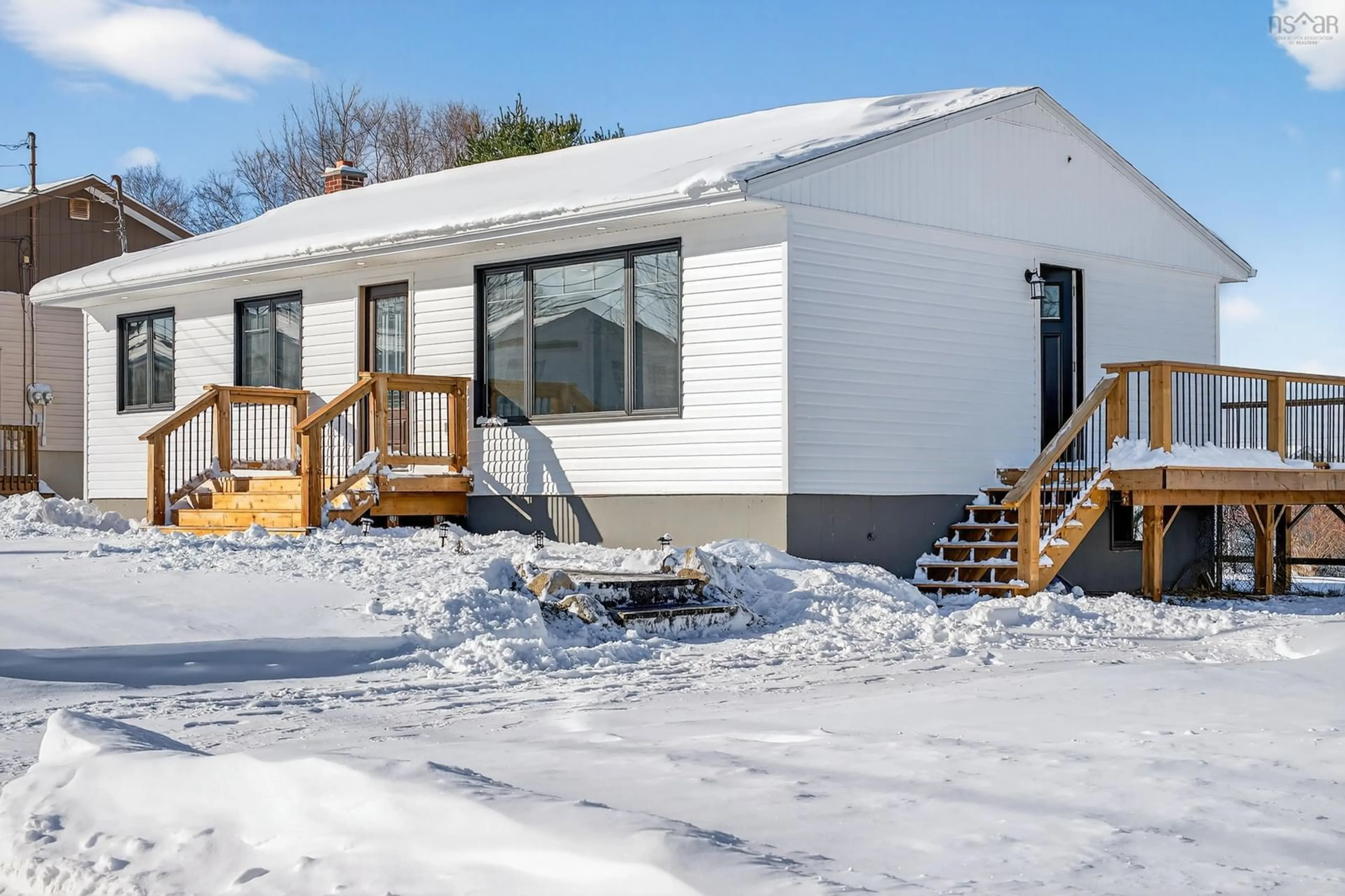 Home with vinyl exterior material, street for 56 Stanfeild Street      Sydney, Sydney Nova Scotia B1P 3X5