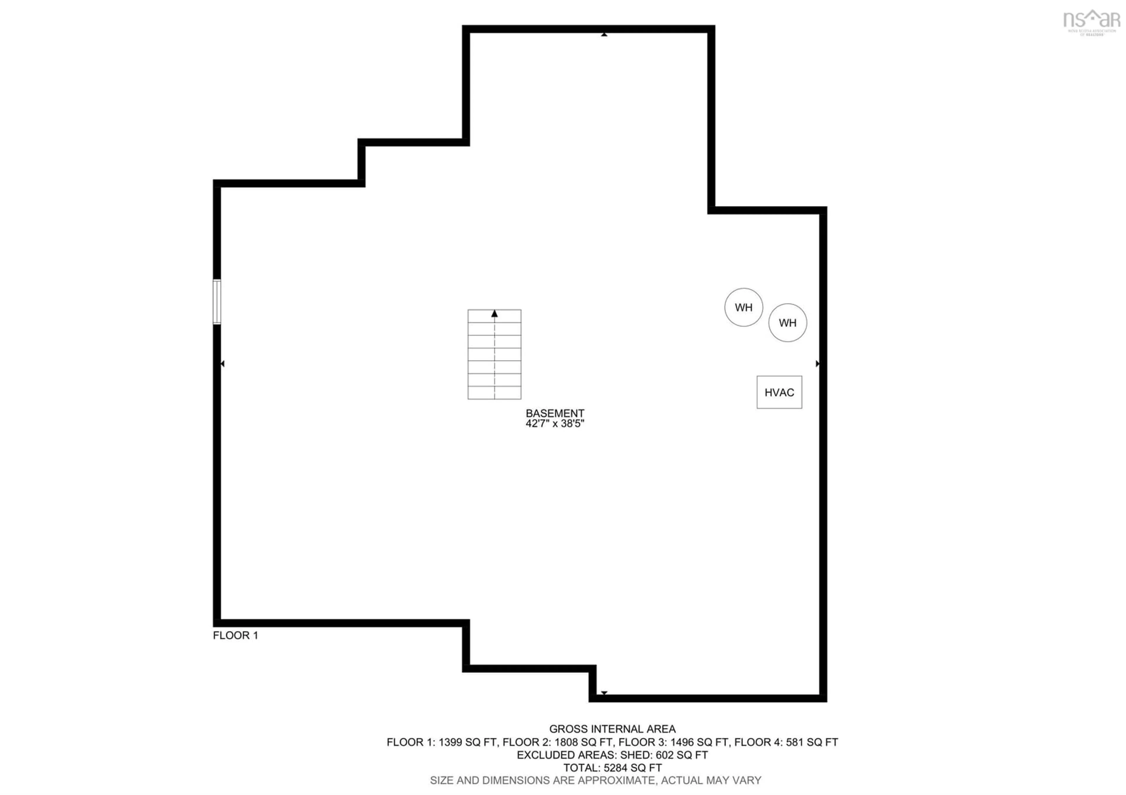 Floor plan for 68 Cottage St, Pictou Nova Scotia B0K 1H0
