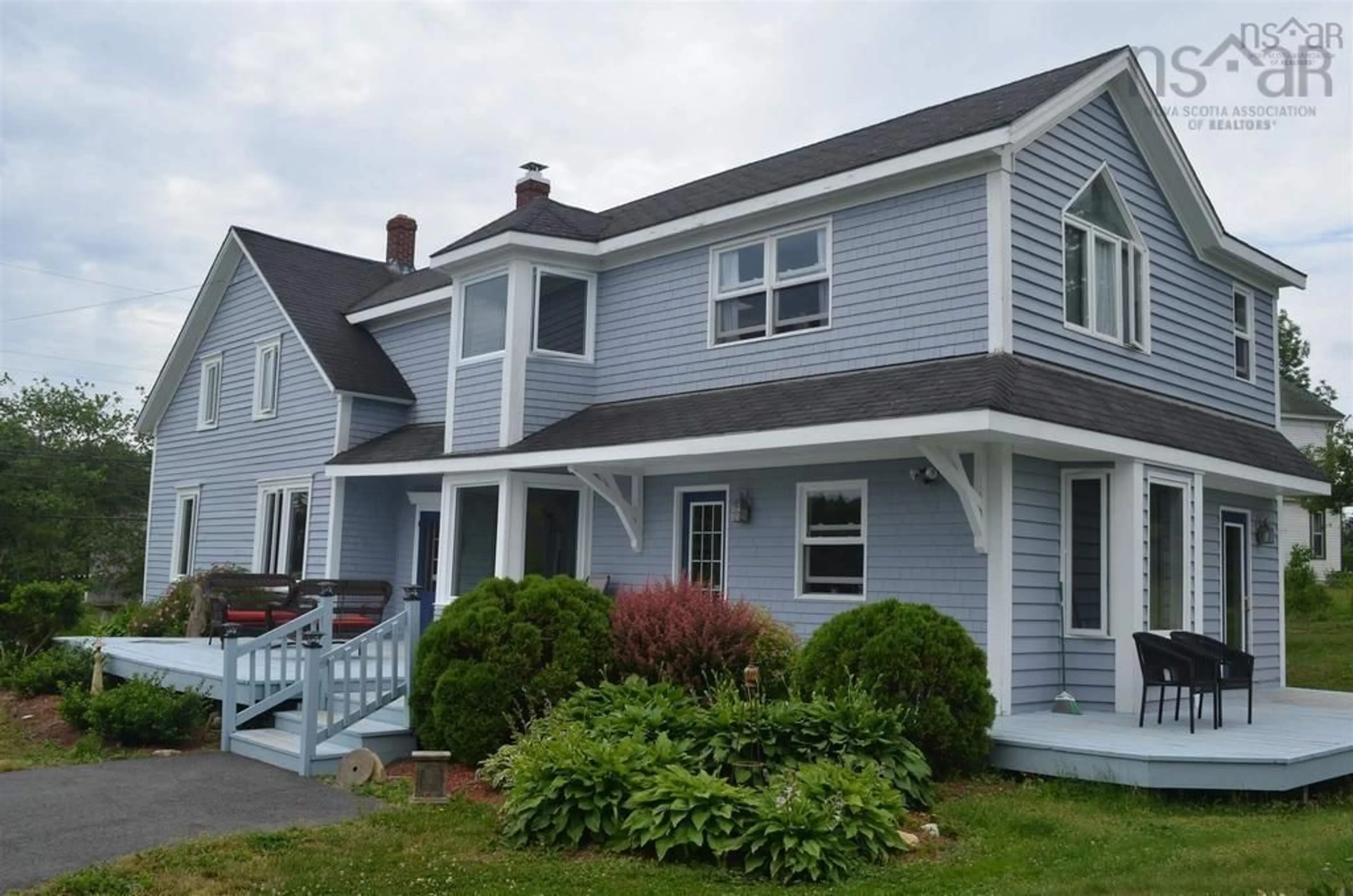 Home with vinyl exterior material, street for 5888 331 Hwy, Petite Rivière Nova Scotia B4V 5Y3