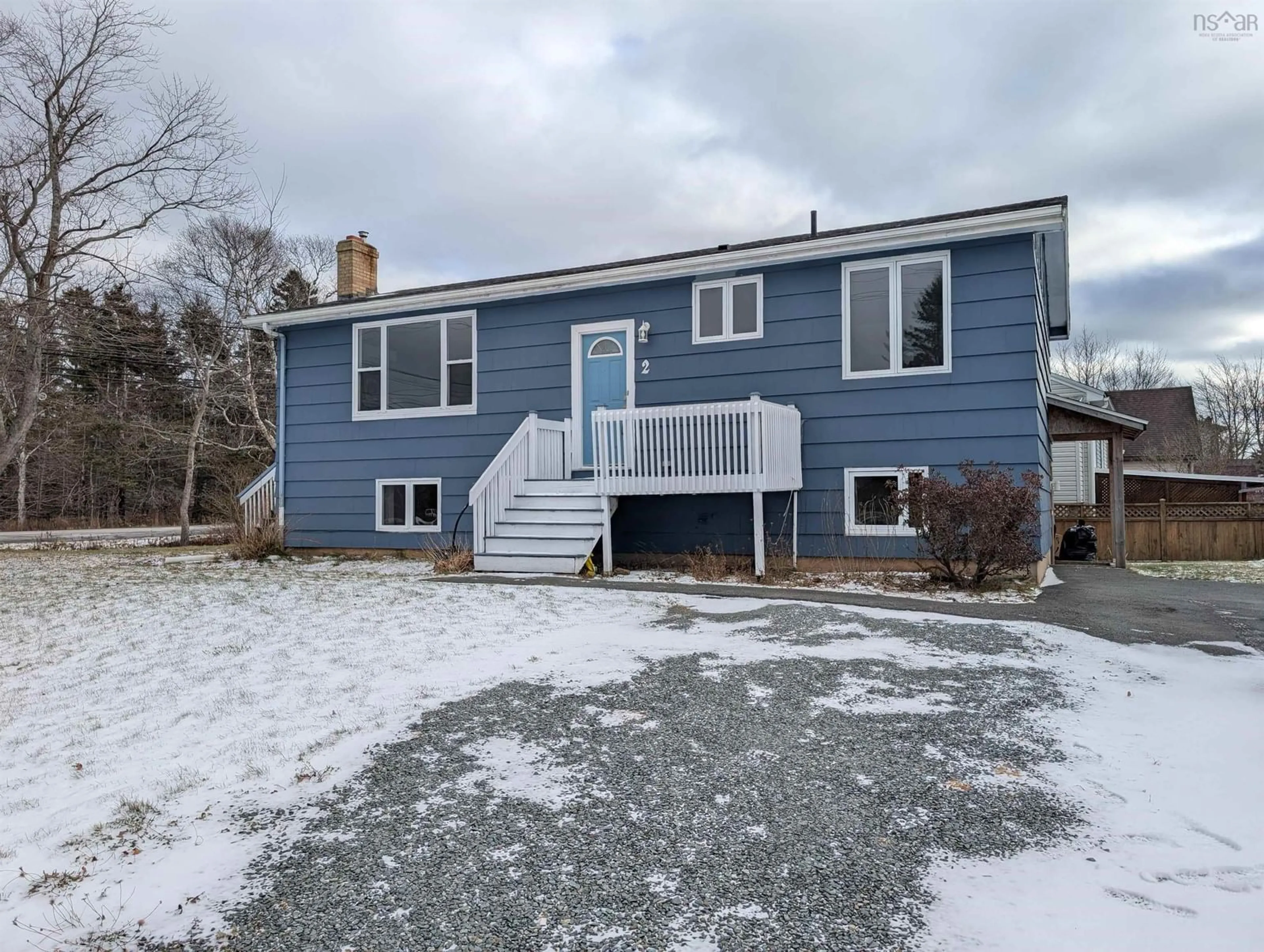 A pic from outside/outdoor area/front of a property/back of a property/a pic from drone, unknown for 2 & 2A Parkmoor Ave, Spryfield Nova Scotia B3R 1B4