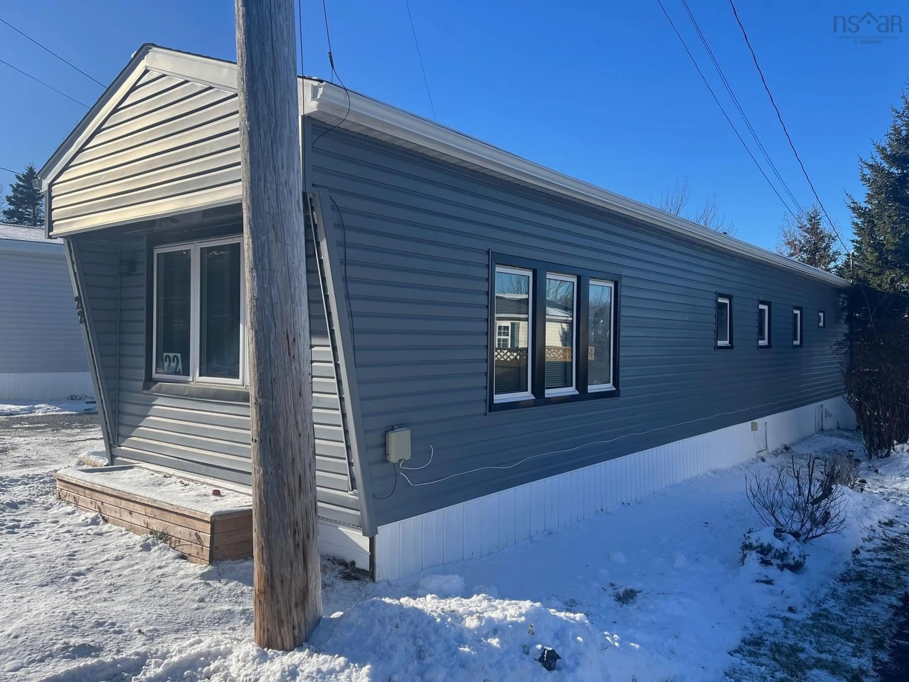 Home with vinyl exterior material, building for 22 Sharon Dr, Middle Sackville Nova Scotia B4E 1E3