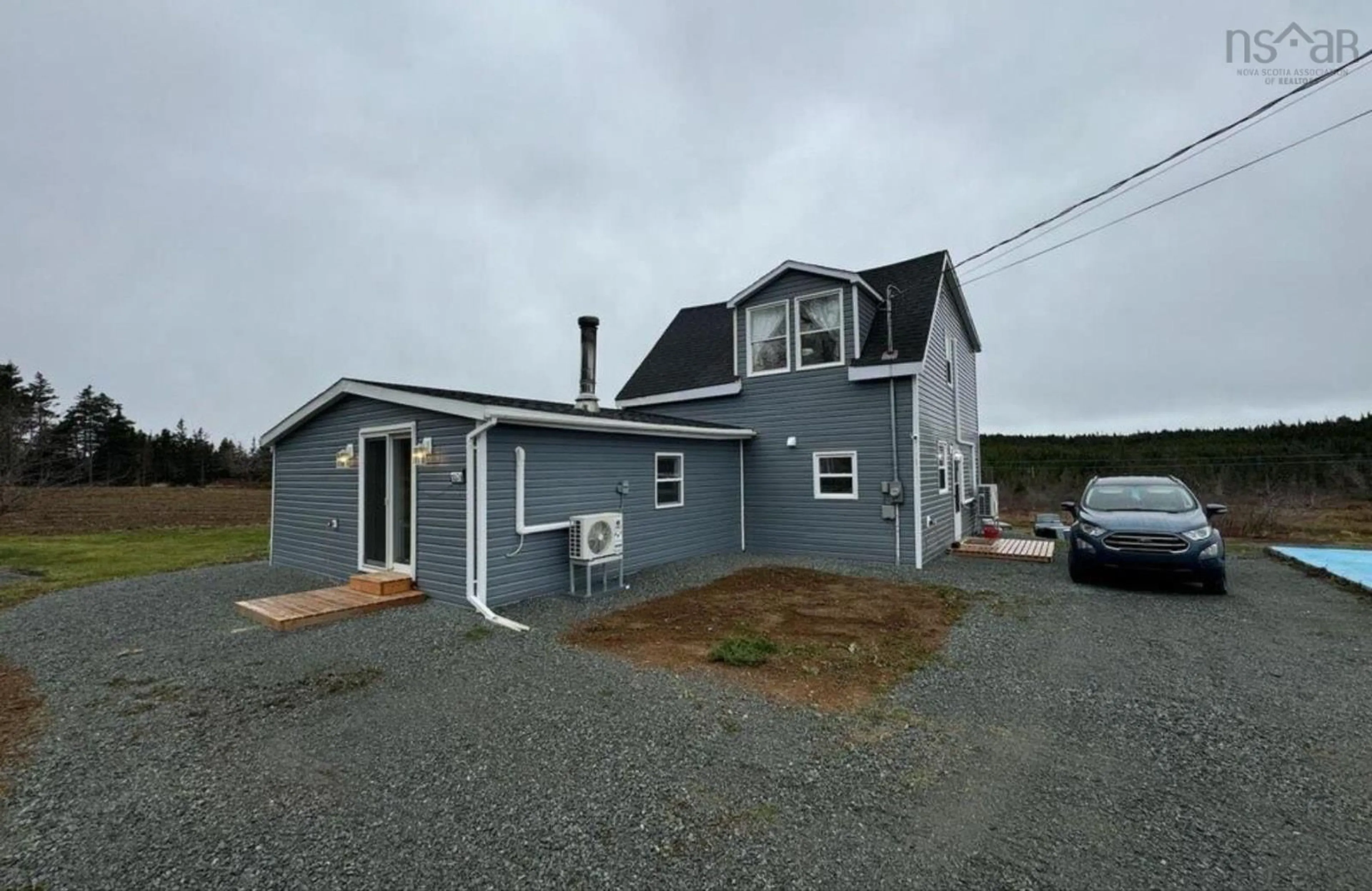 A pic from outside/outdoor area/front of a property/back of a property/a pic from drone, building for 1379 Salmon River Rd, L'Ardoise Nova Scotia B0E 1S0