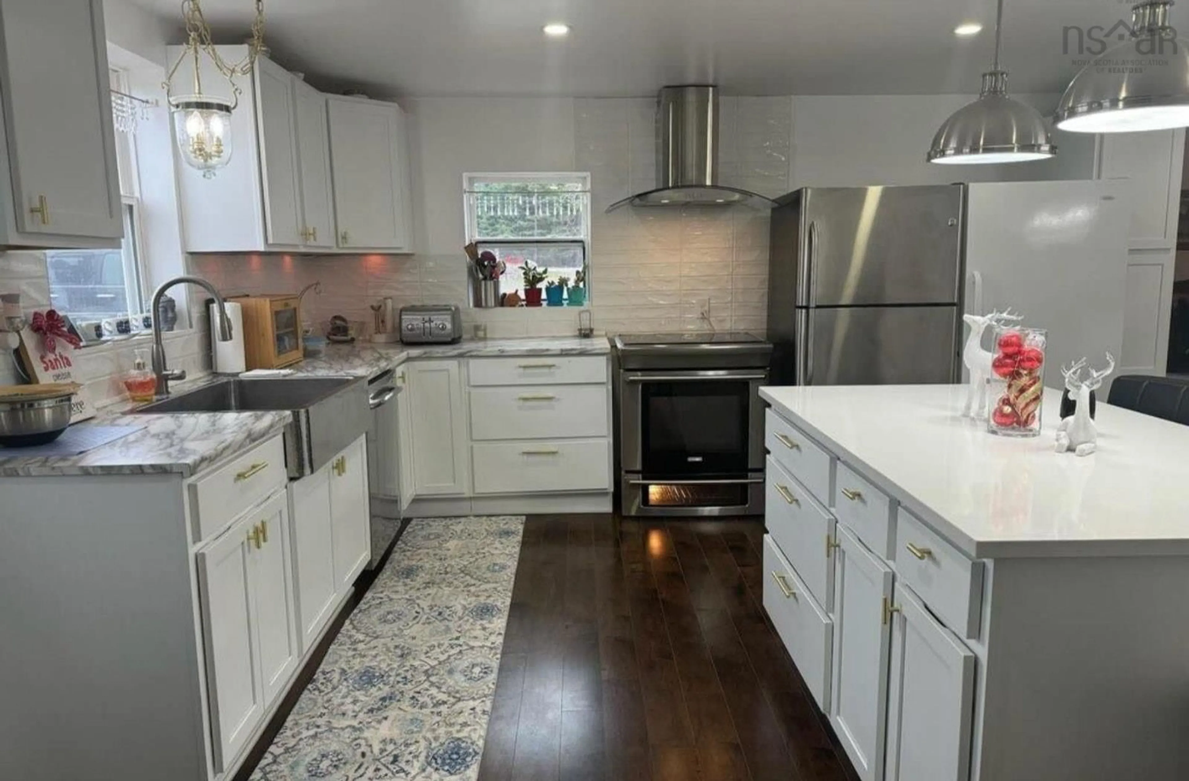 Open concept kitchen, unknown for 1379 Salmon River Rd, L'Ardoise Nova Scotia B0E 1S0