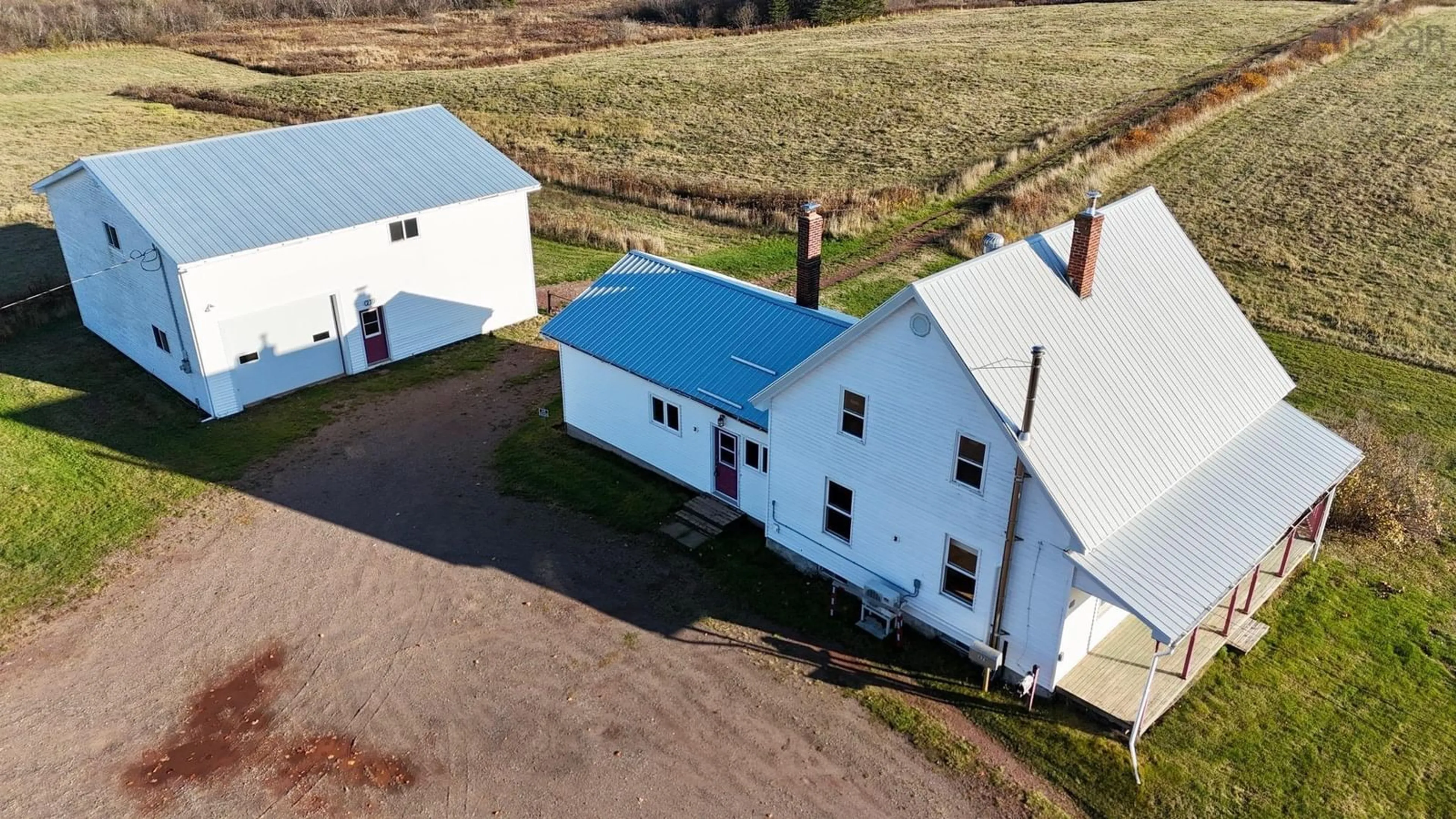 A pic from outside/outdoor area/front of a property/back of a property/a pic from drone, building for 270 Fraser Rd, Harmony Nova Scotia B6L 3K8