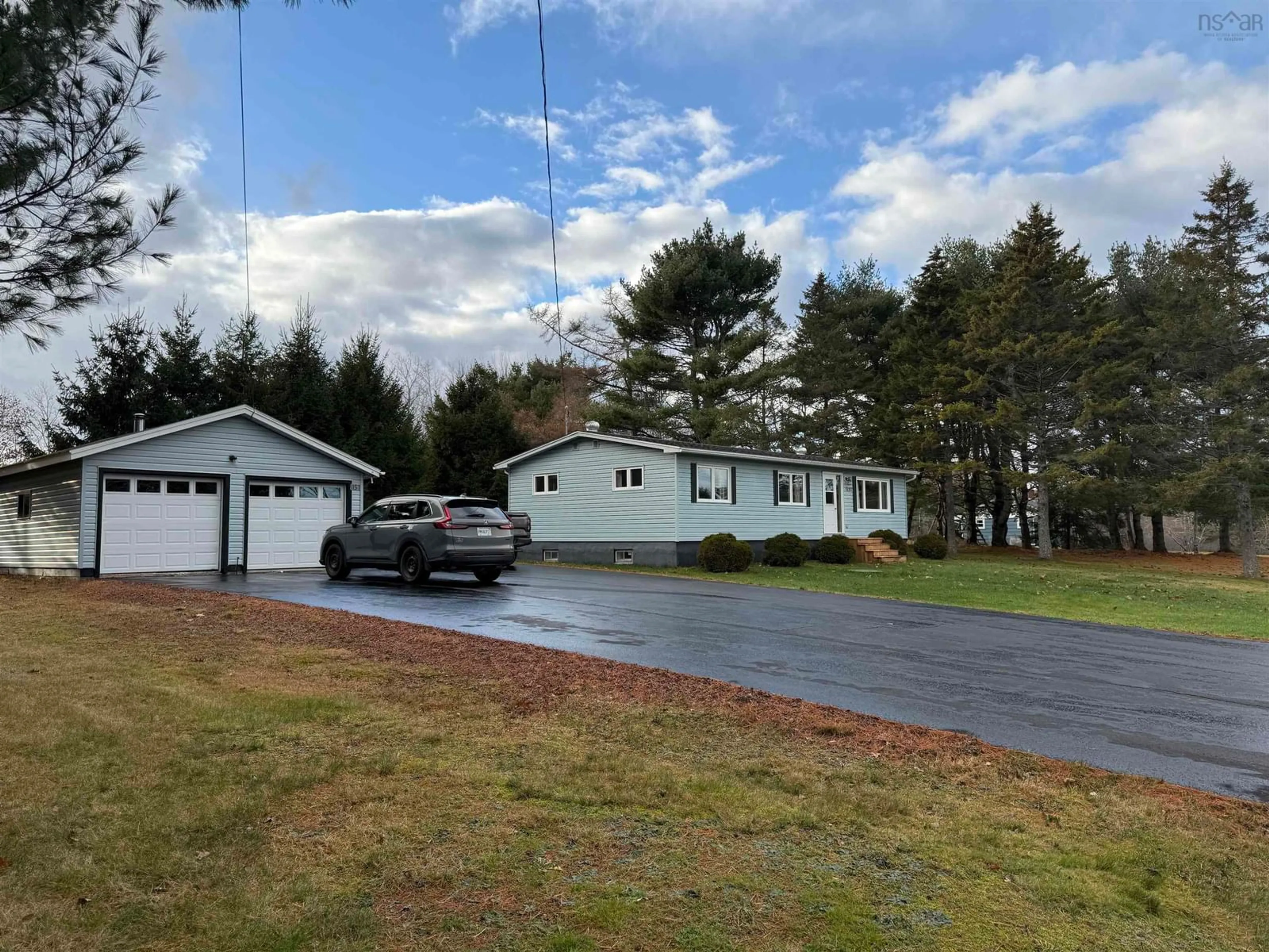 A pic from outside/outdoor area/front of a property/back of a property/a pic from drone, unknown for 1157 Upper Branch Rd, Auburndale Nova Scotia B4V 3M7