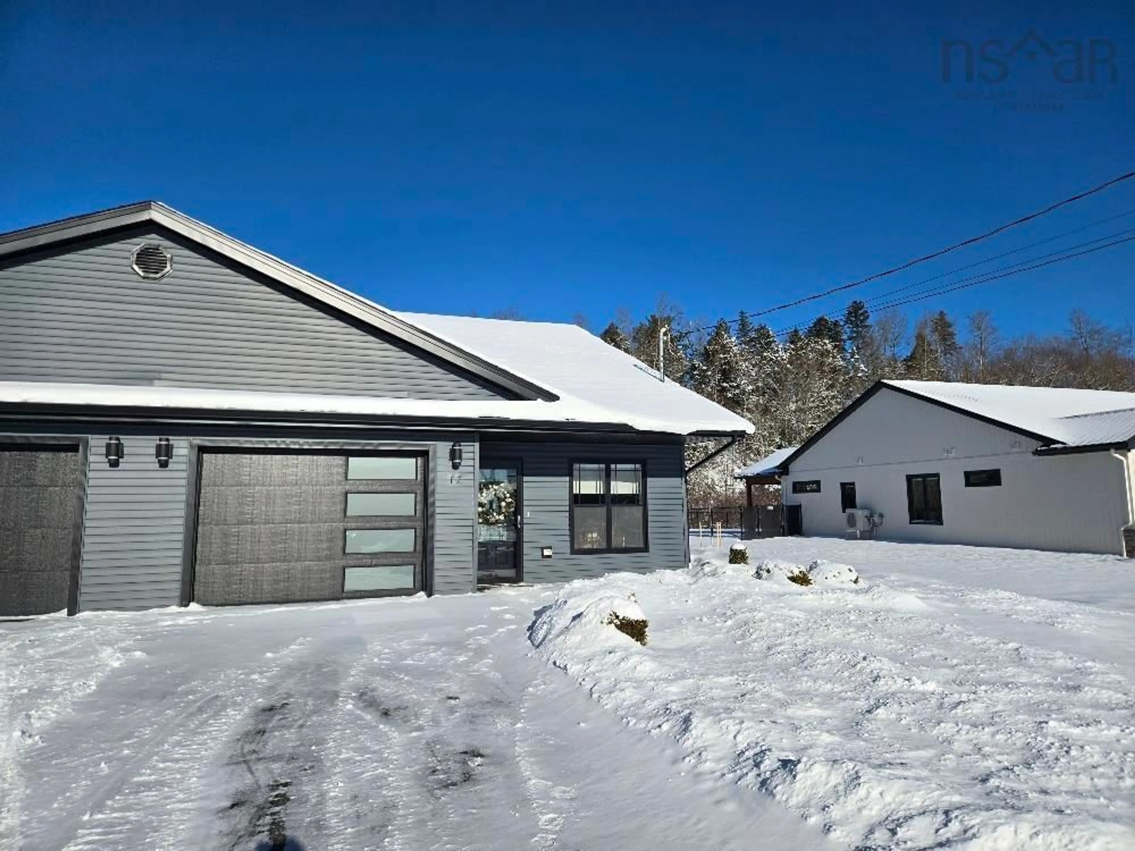 A pic from outside/outdoor area/front of a property/back of a property/a pic from drone, street for 17 Riverview Dr, Murray Siding Nova Scotia B6L 4B6