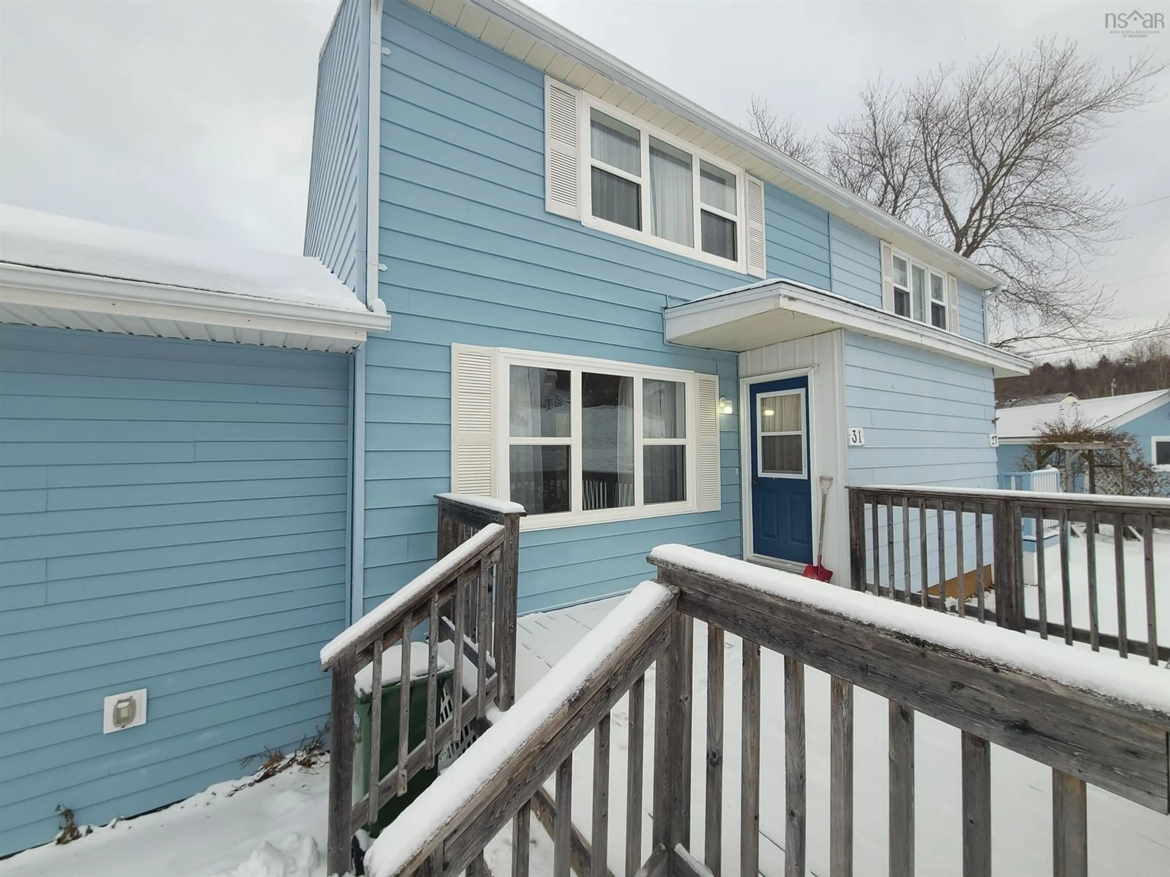 Home with vinyl exterior material, street for 31 Hillside Drive, Cornwallis Park Nova Scotia B0S 1H0