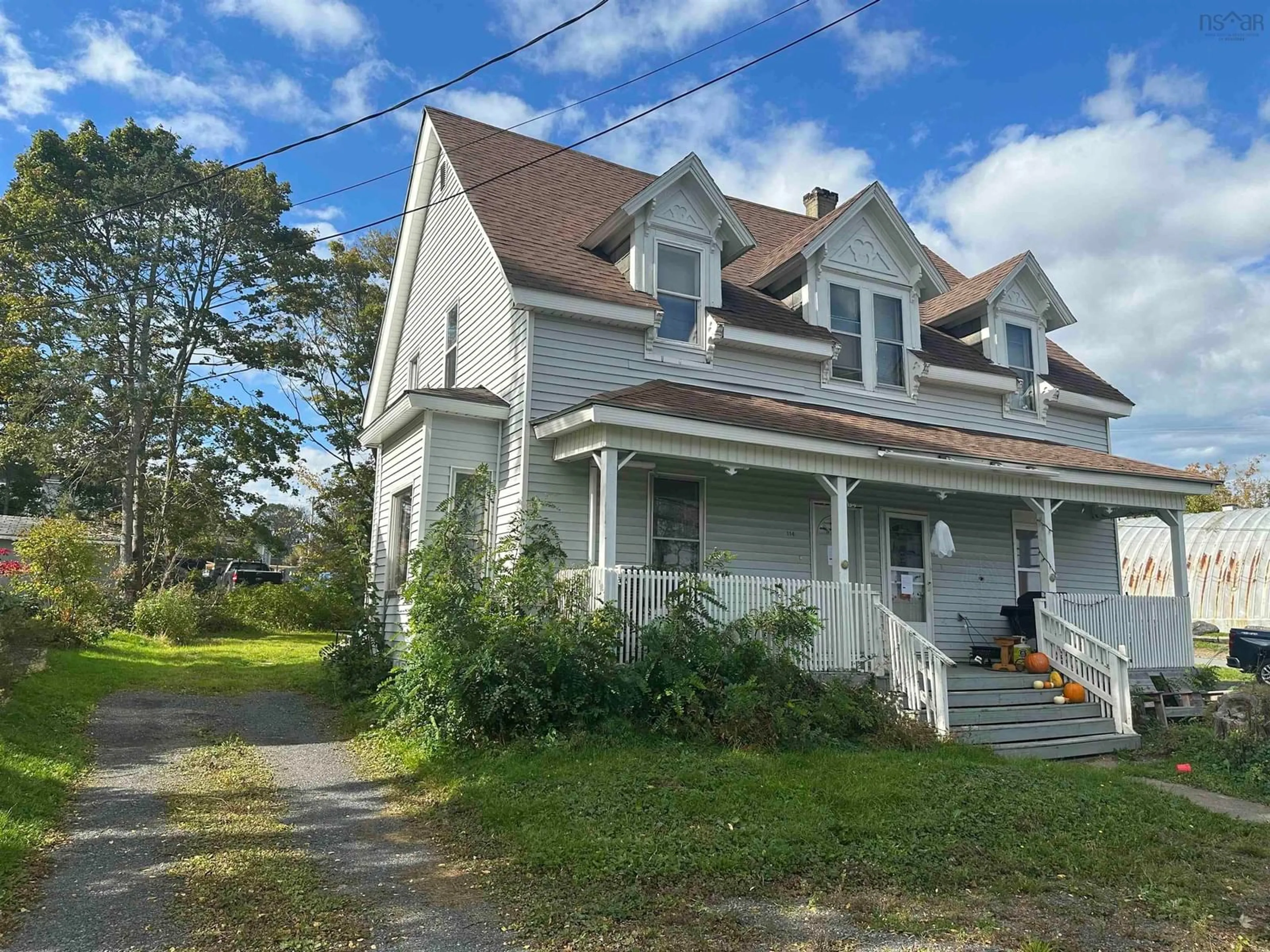 A pic from outside/outdoor area/front of a property/back of a property/a pic from drone, street for 112-4 Mackay St, Stellarton Nova Scotia B0K 1S0