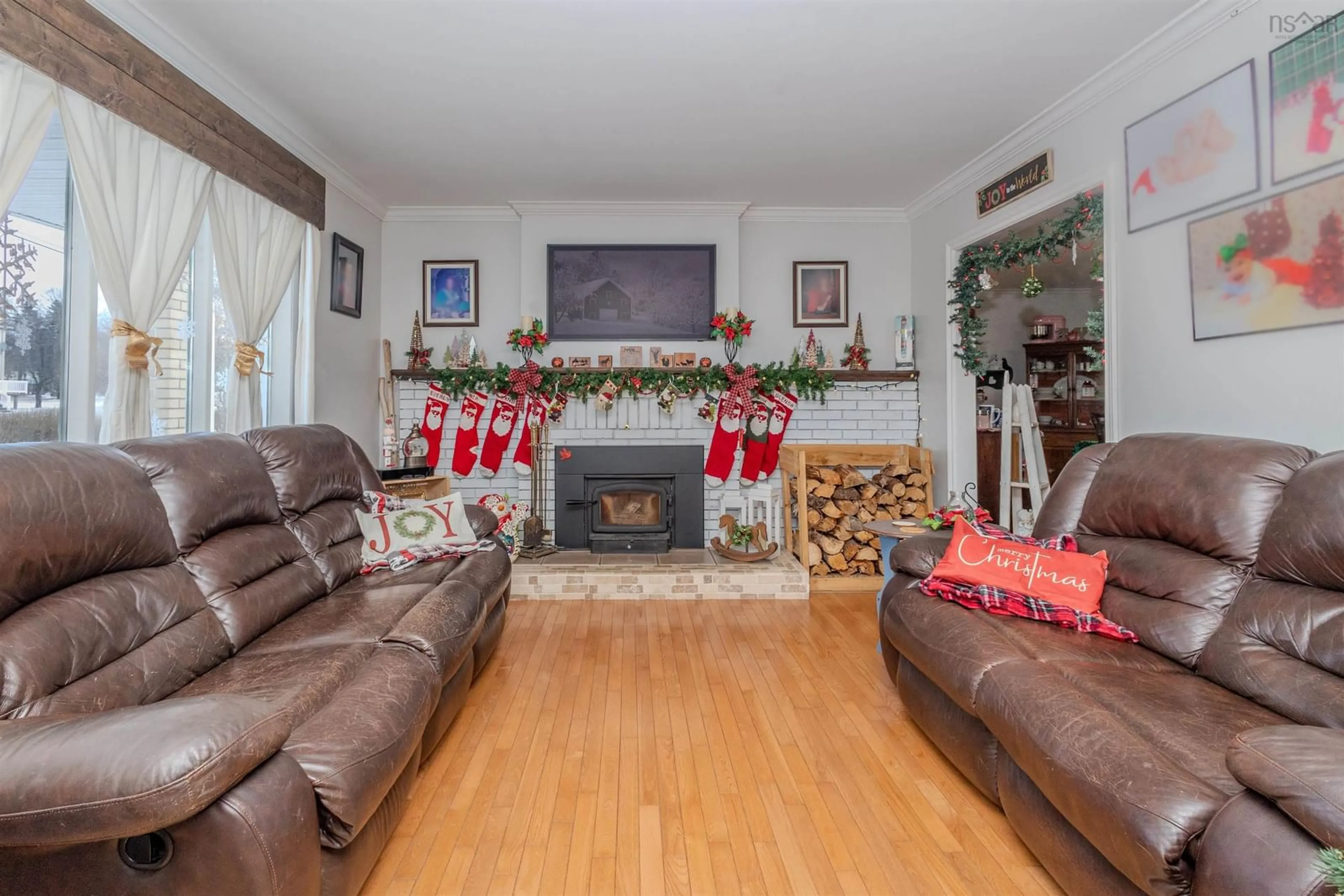 Living room with furniture, unknown for 112 South St, Glace Bay Nova Scotia B1A 1V6