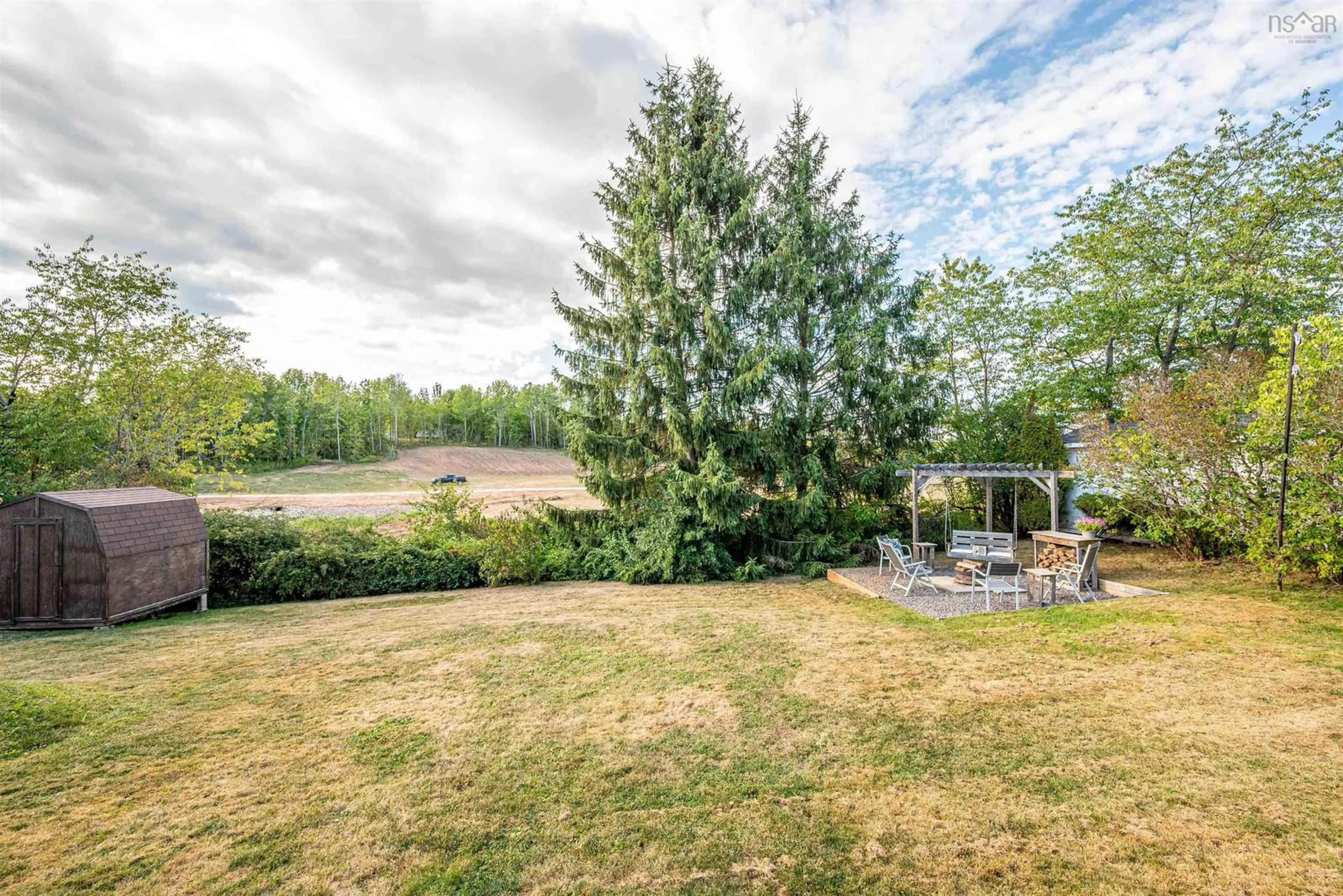 Patio, forest/trees view for 228 Falmouth Back Rd, Falmouth Nova Scotia B0P 1P0
