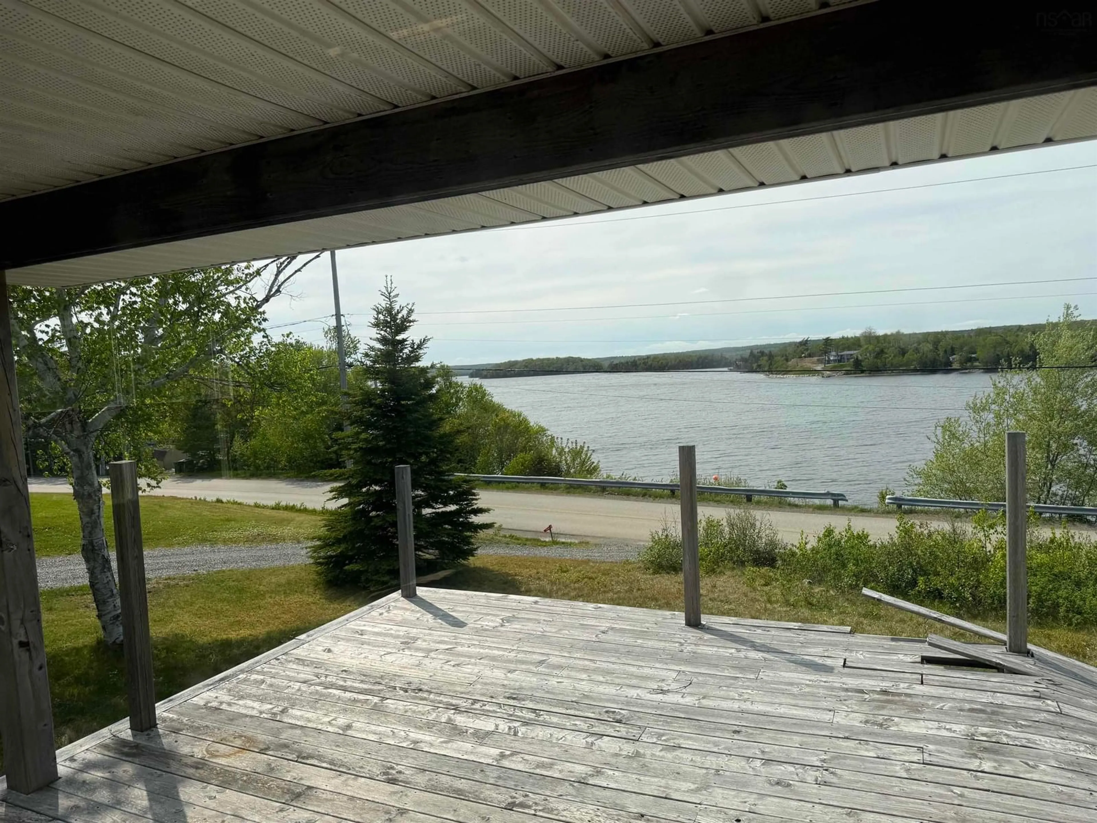 Patio, water/lake/river/ocean view for 2010 Trout Brook Rd, Albert Bridge Nova Scotia B1K 2L9